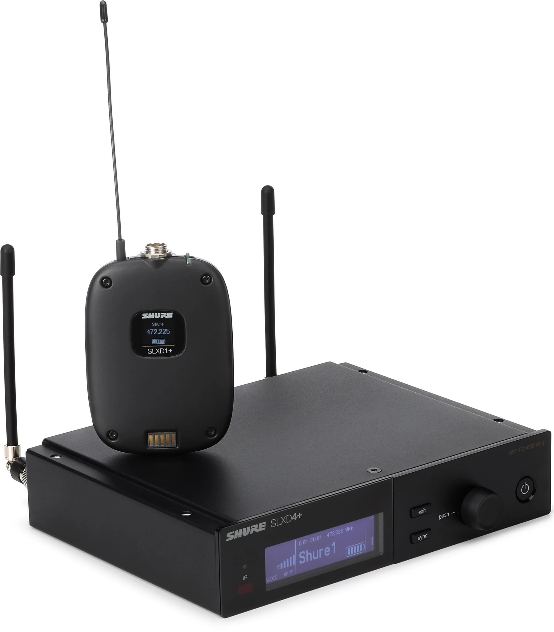 Shure SLXD14+ 无线吉他系统 - G57 频段