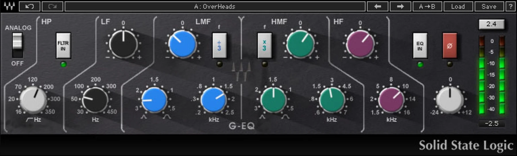 Waves SSL G-Equalizer 均衡器插件