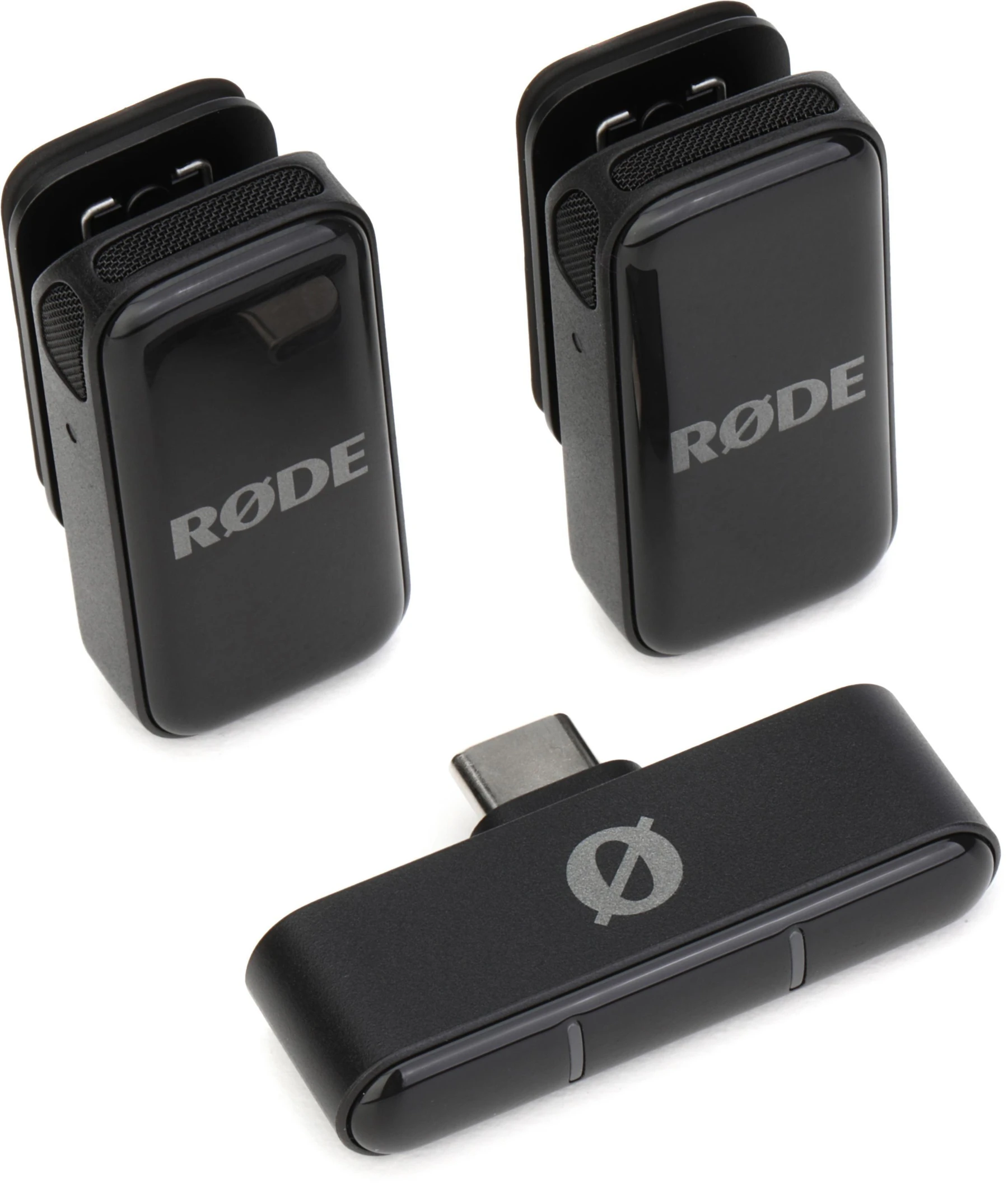 Rode Wireless Micro 麦克风套件 - USB-C，黑色