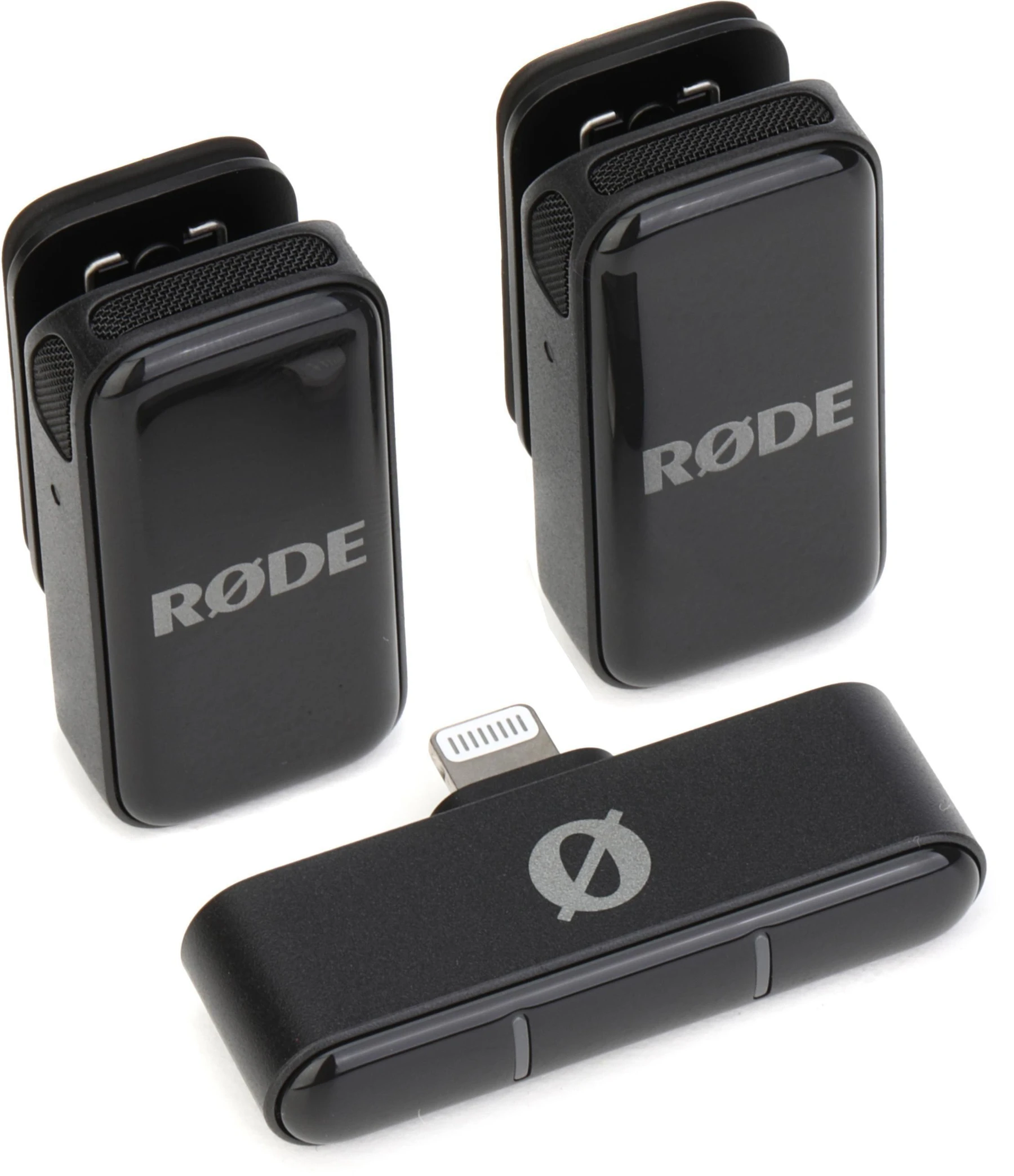 Rode Wireless Micro 麦克风套件 - Lightning 接口，黑色