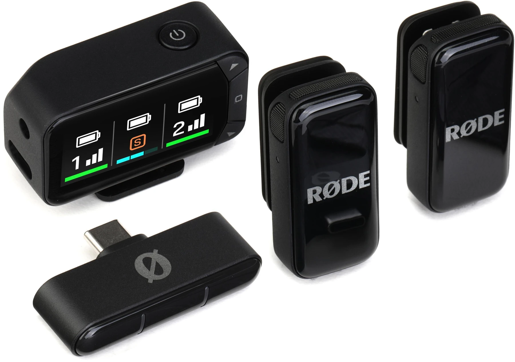 Rode Wireless Micro Camera 相机麦克风套件 - USB-C，黑色