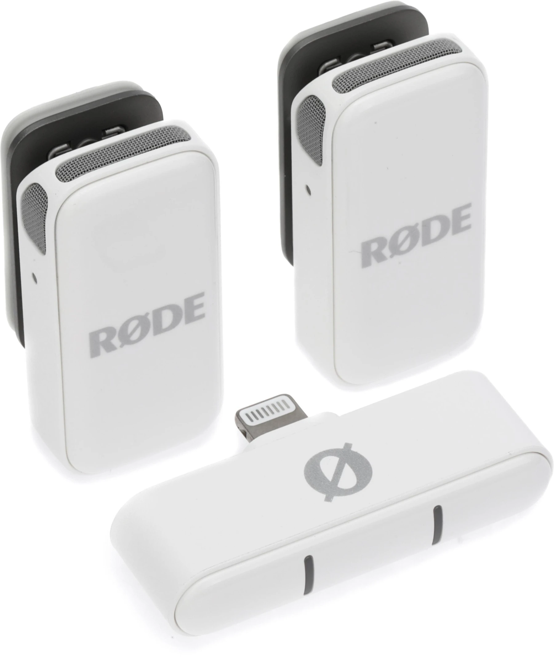 Rode Wireless Micro 麦克风套件 - Lightning 接口，白色