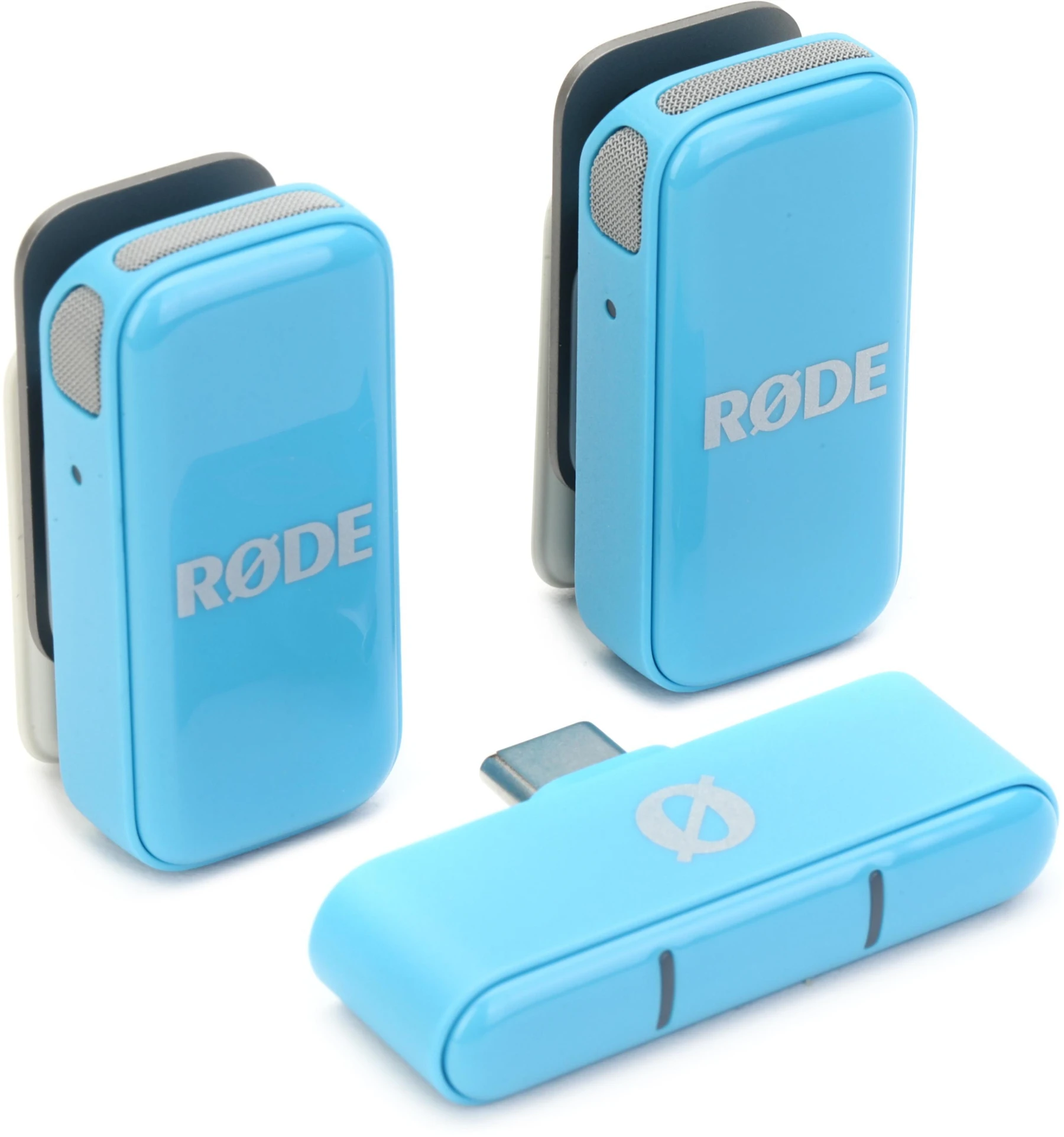 Rode Wireless Micro 麦克风套件 - USB-C，蓝色