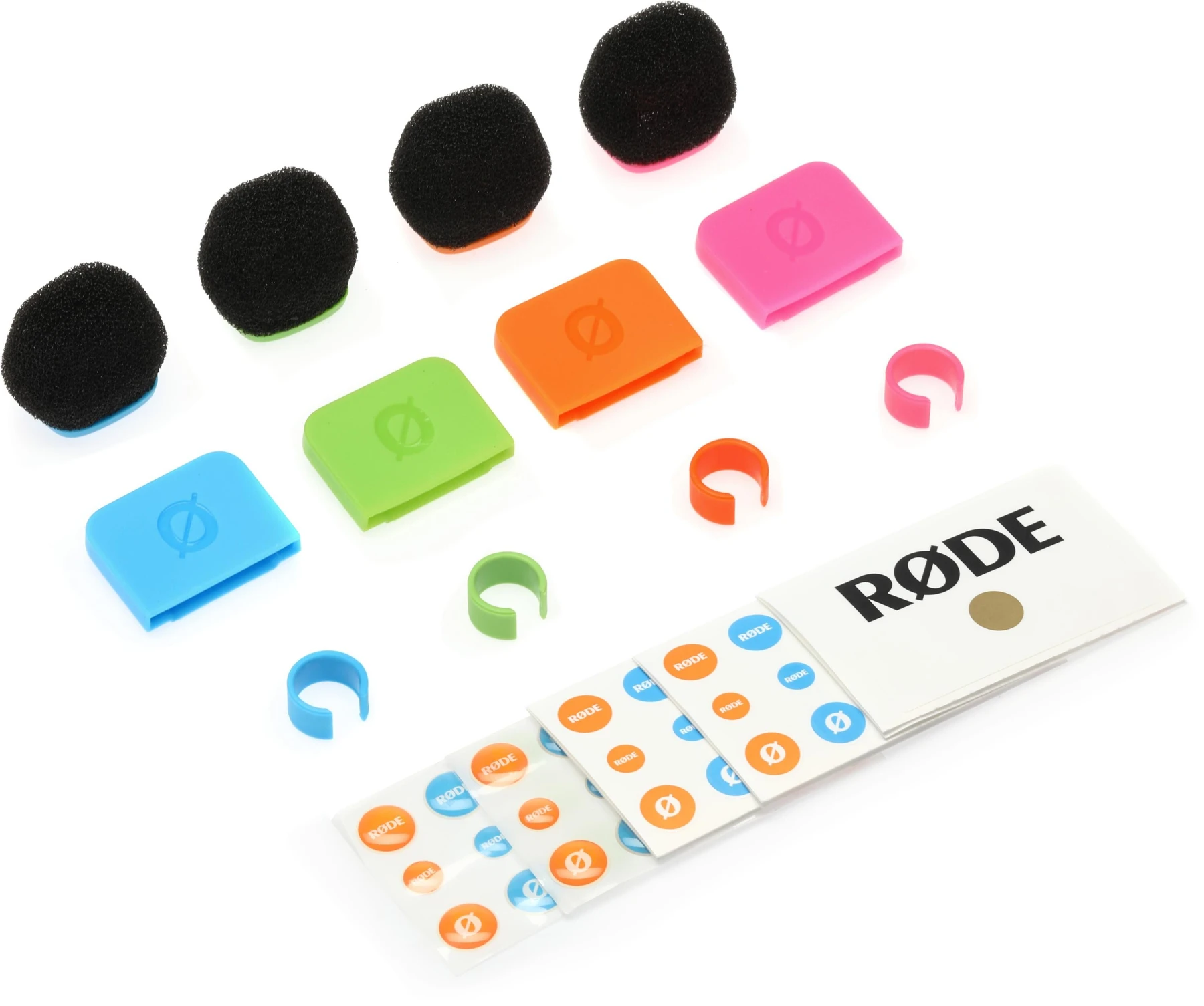 Rode Colors 3 适用于 Lavalier II 和 Wireless GO 的彩色配件套装