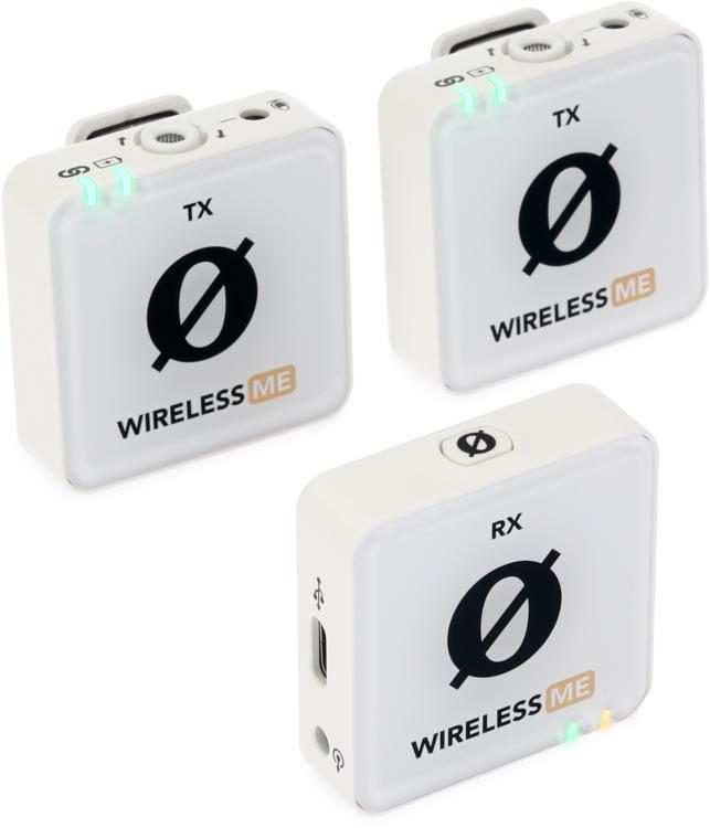 Rode Wireless ME 双通道领夹式麦克风系统 - 白色