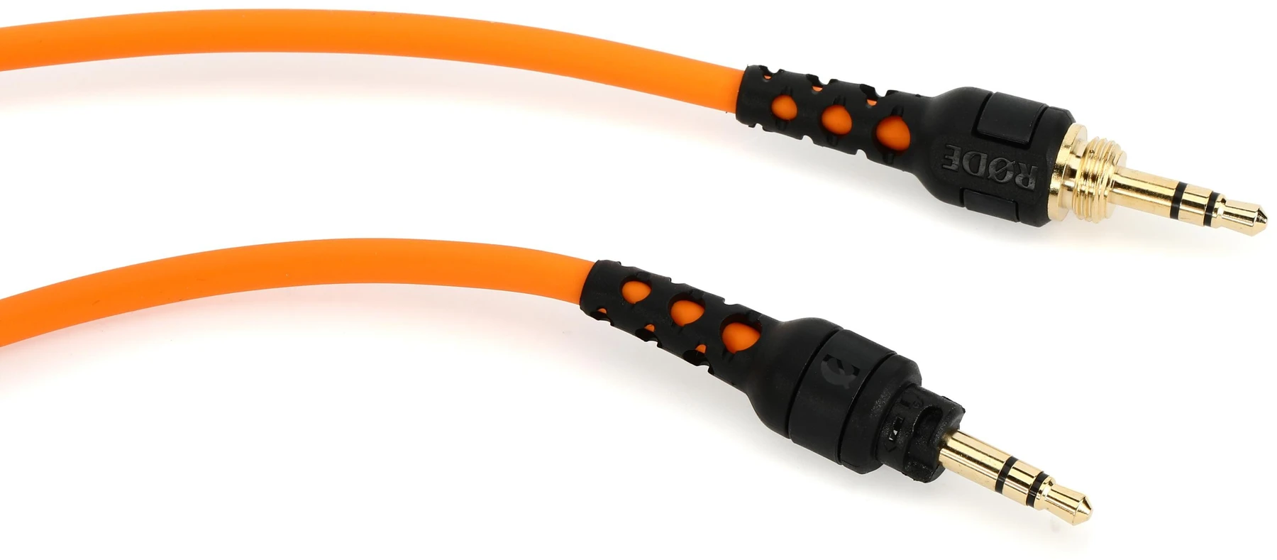 Rode NTH-100 3.5mm 转 3.5mm TRS 线缆 - 7.9 英尺，橙色