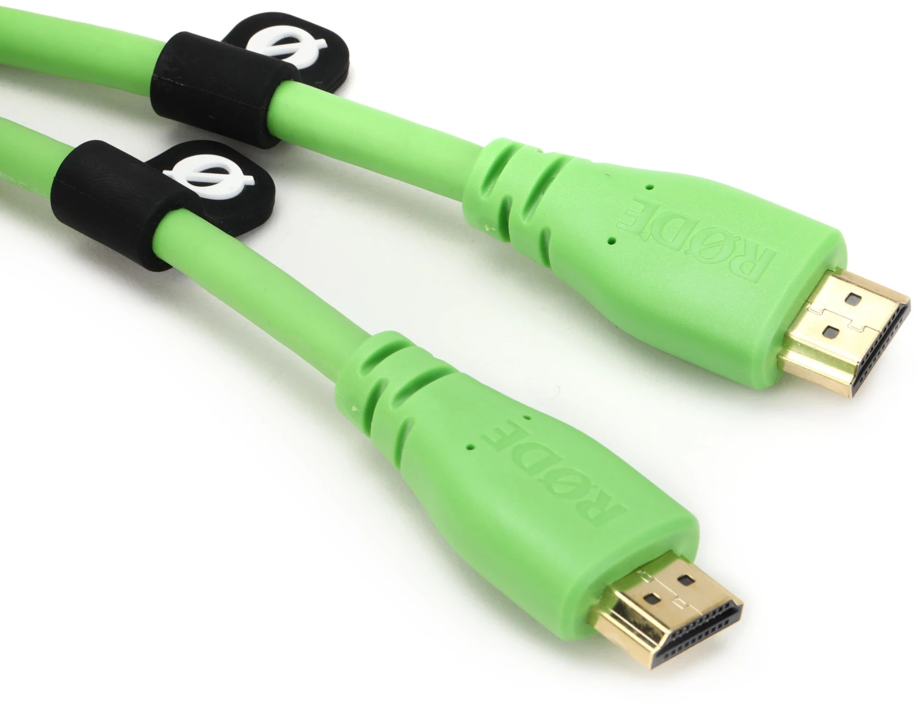 Rode HDMI-1.5 高级高速HDMI线缆 - 绿色，5英尺