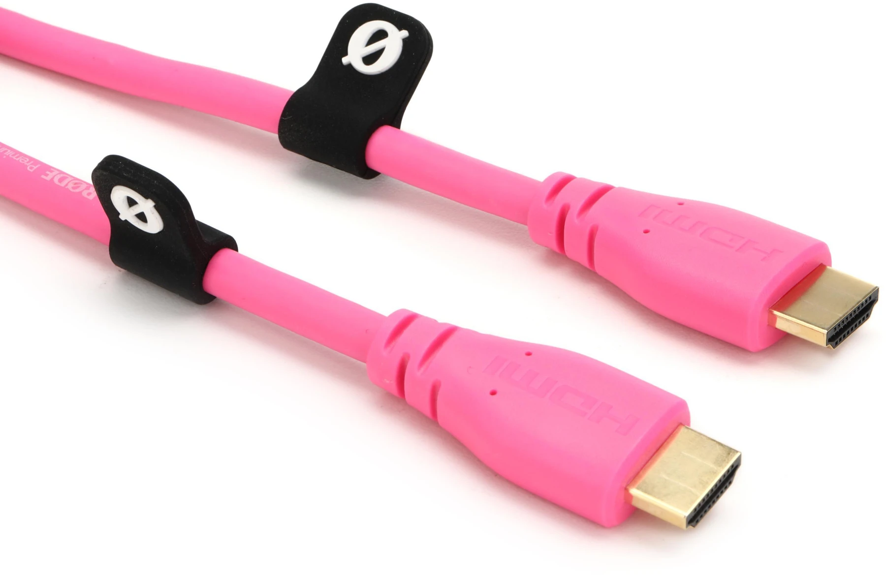 Rode HDMI-1.5 高级高速HDMI线缆 - 粉色，5英尺