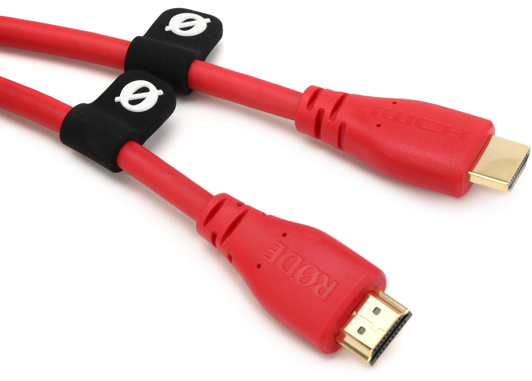 Rode HDMI-1.5 高级高速HDMI线缆 - 红色，5英尺