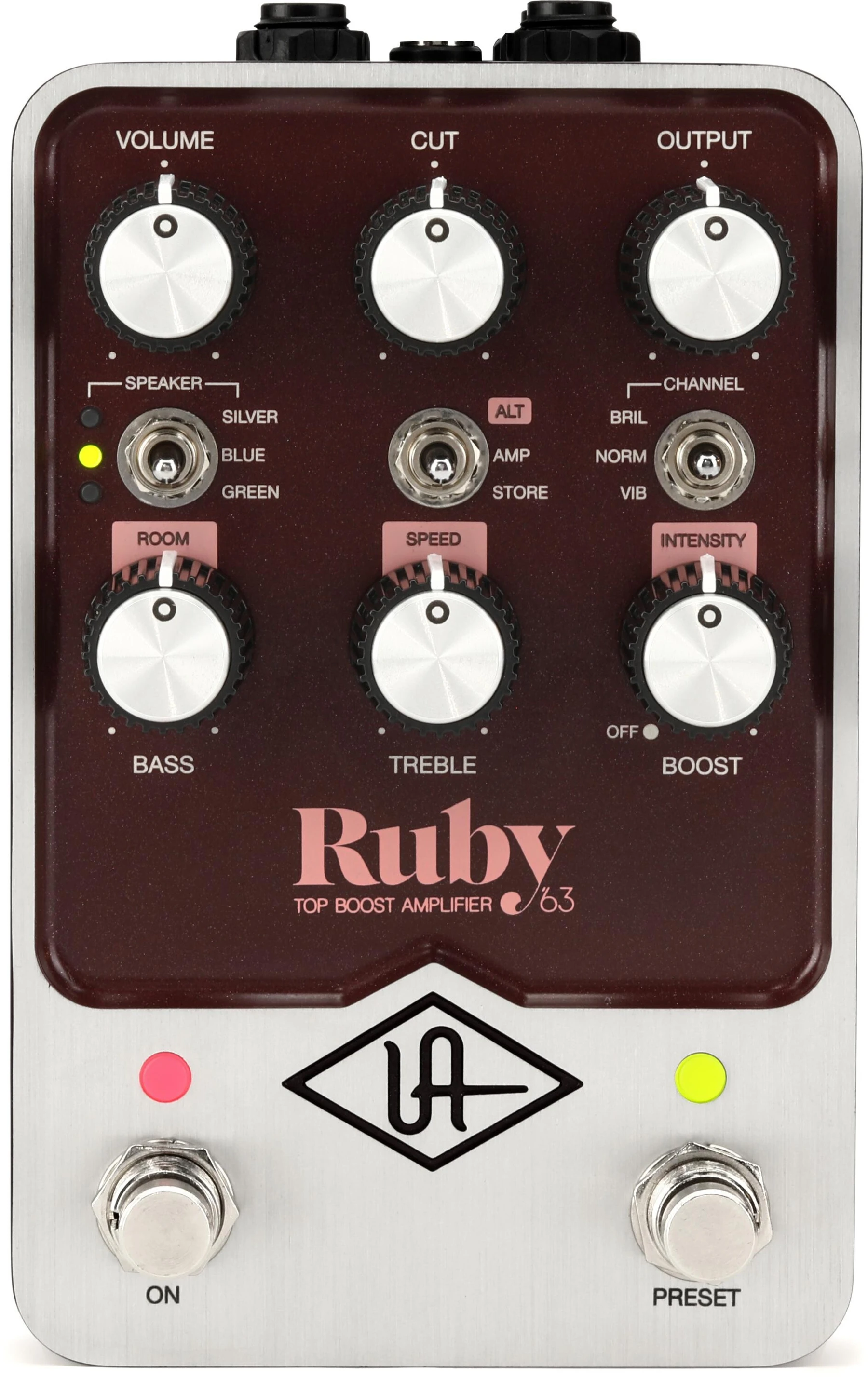 Universal Audio Ruby '63 Top Boost 放大器单块效果器