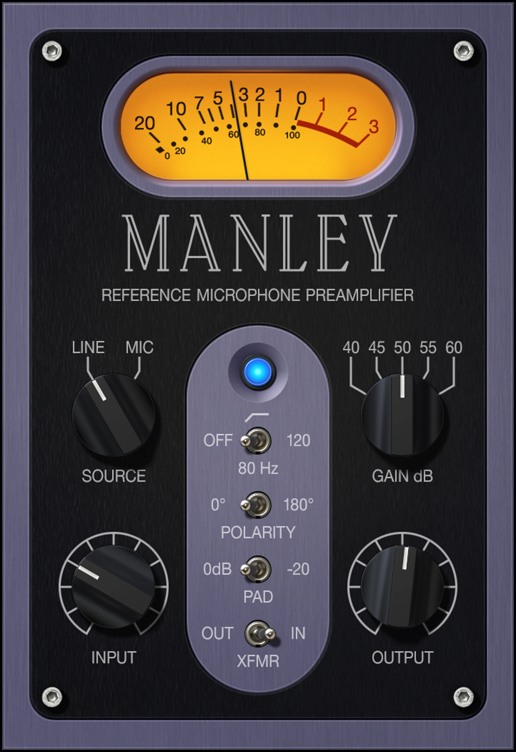 Universal Audio Manley 电子管前置放大器 UAD 插件