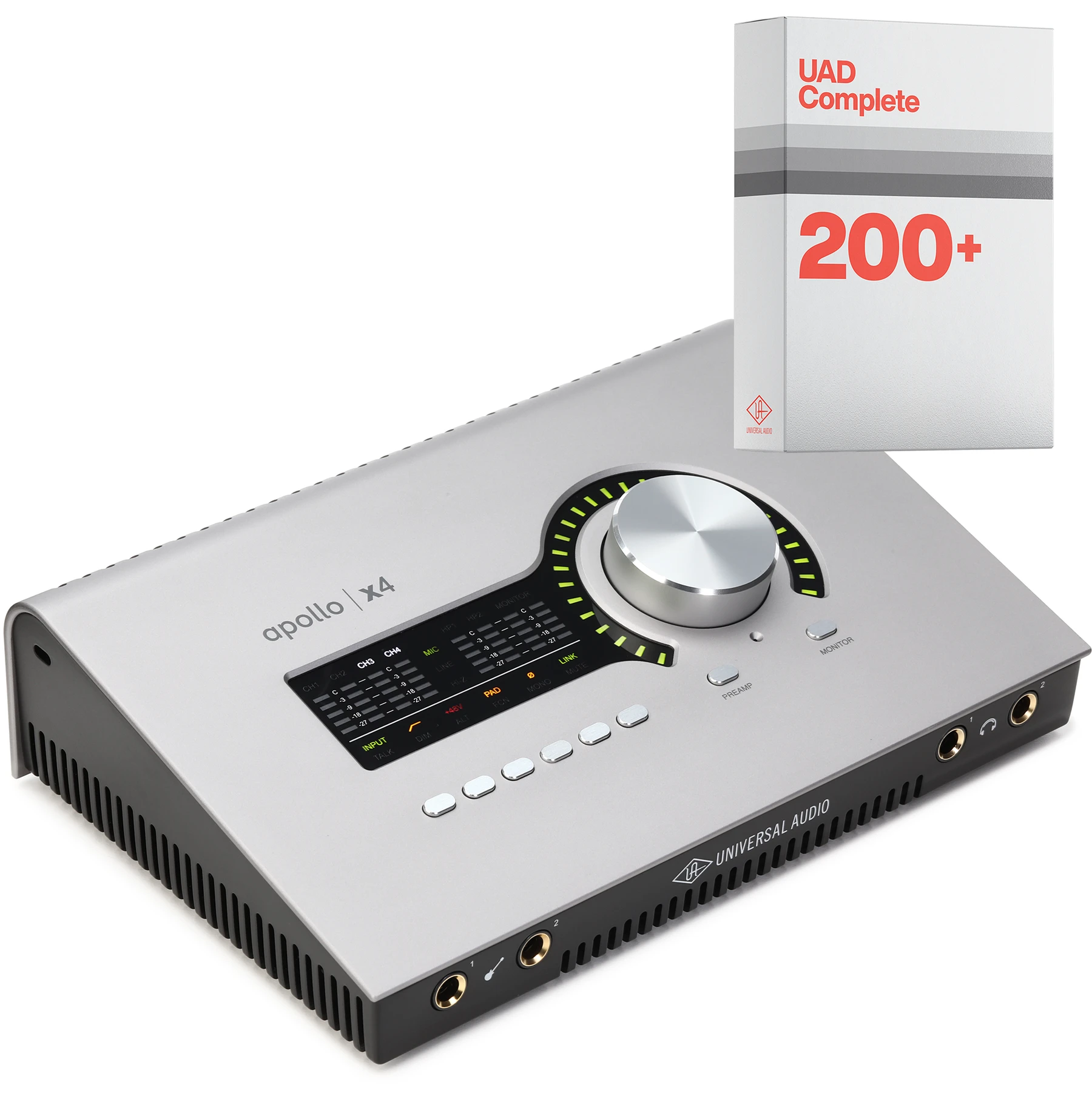 Universal Audio Apollo x4 第二代 Essentials+ 雷雳音频接口－完整插件套装