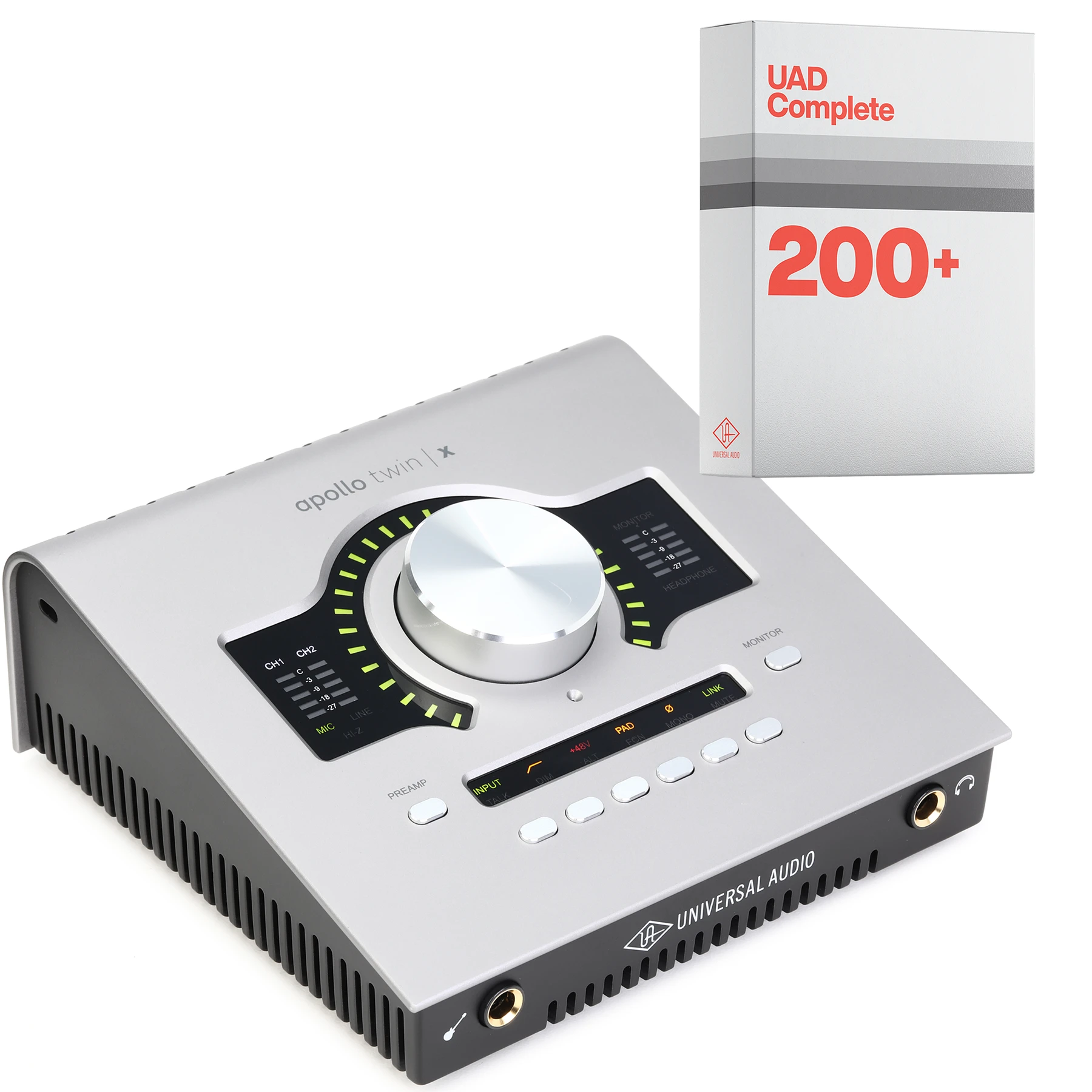 Universal Audio Apollo Twin X QUAD 第二代 Essentials+ 雷雳音频接口－完整插件套装