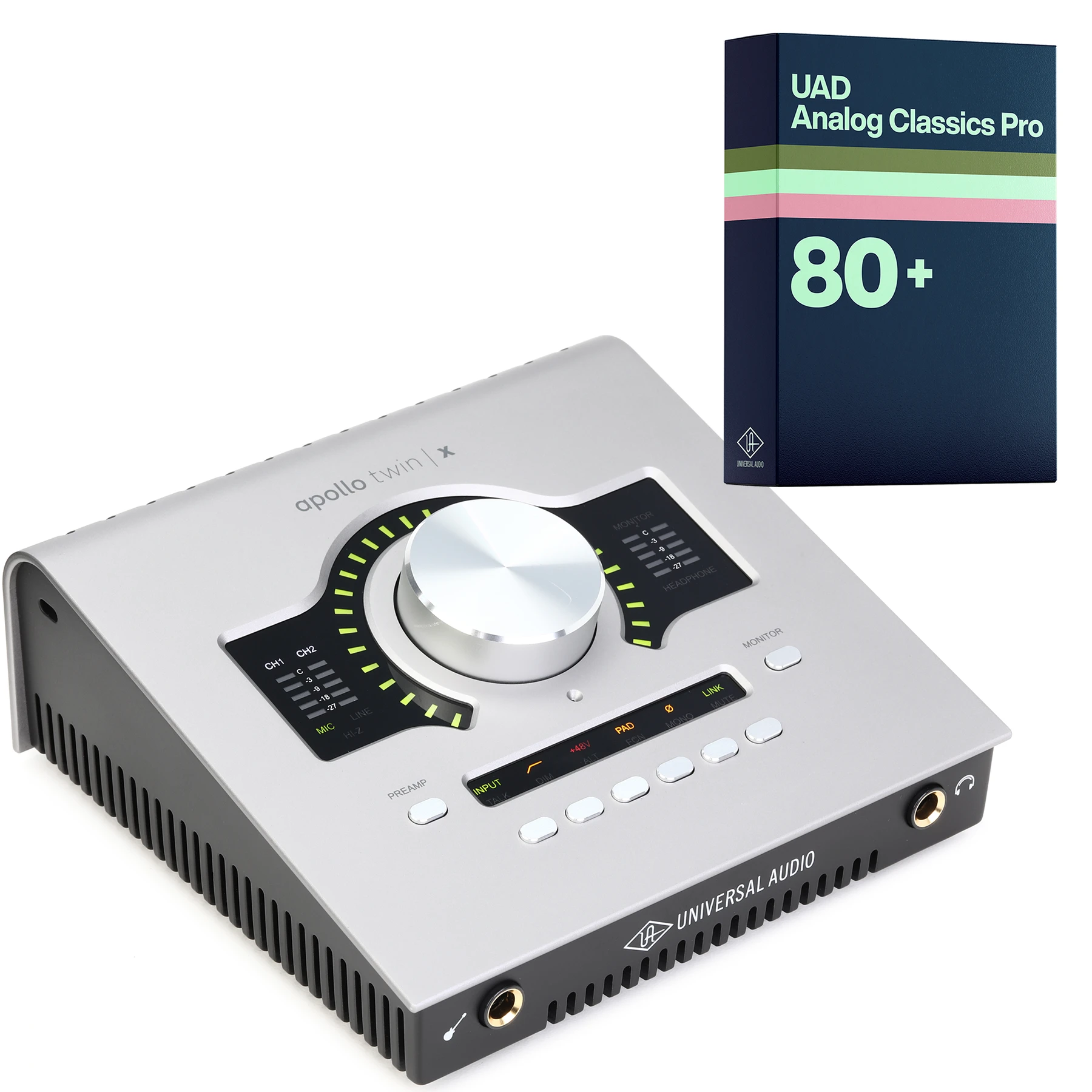 Universal Audio Apollo Twin X DUO 第二代雷雳音频接口－Unison Analog Classics Pro 套装