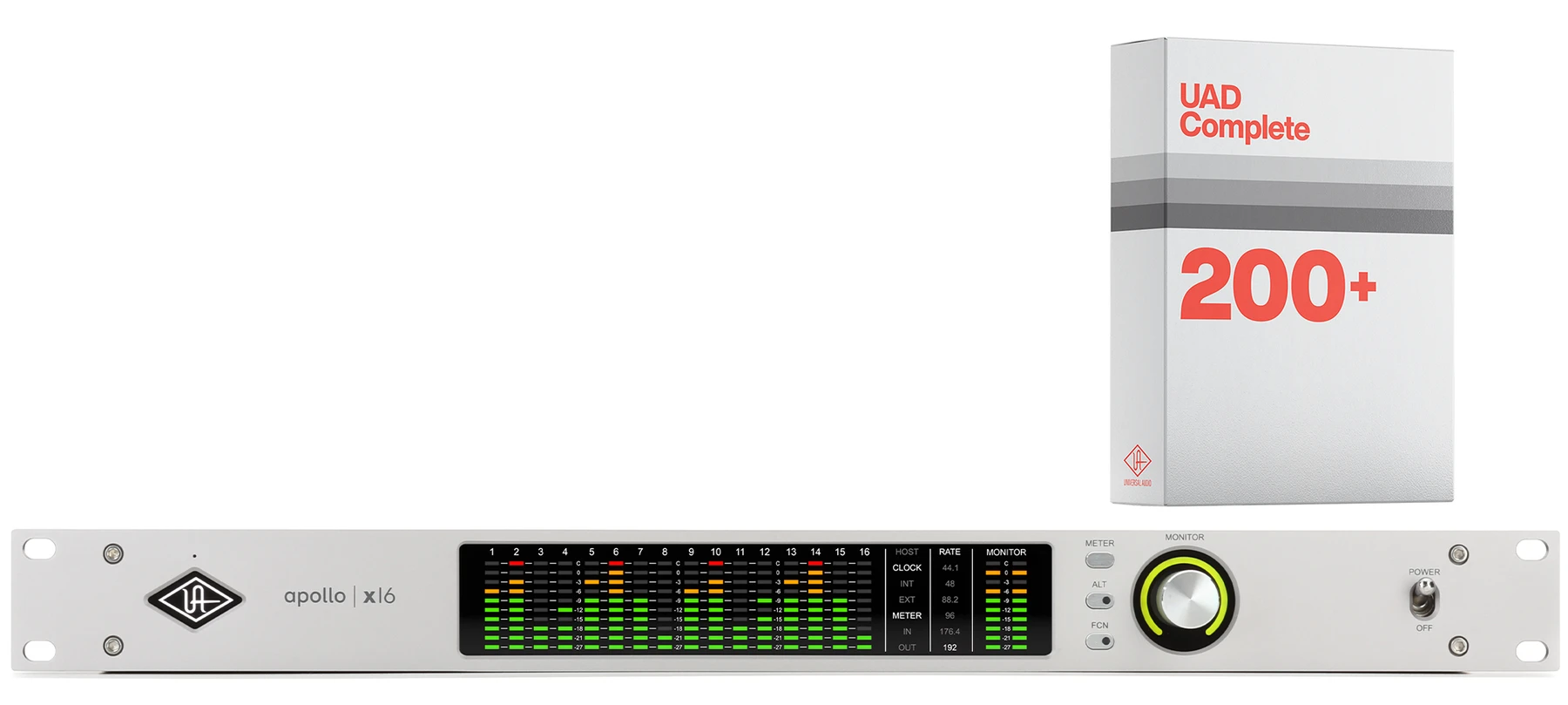 Universal Audio Apollo x16 第二代 Essentials+ 雷雳音频接口－完整插件套装