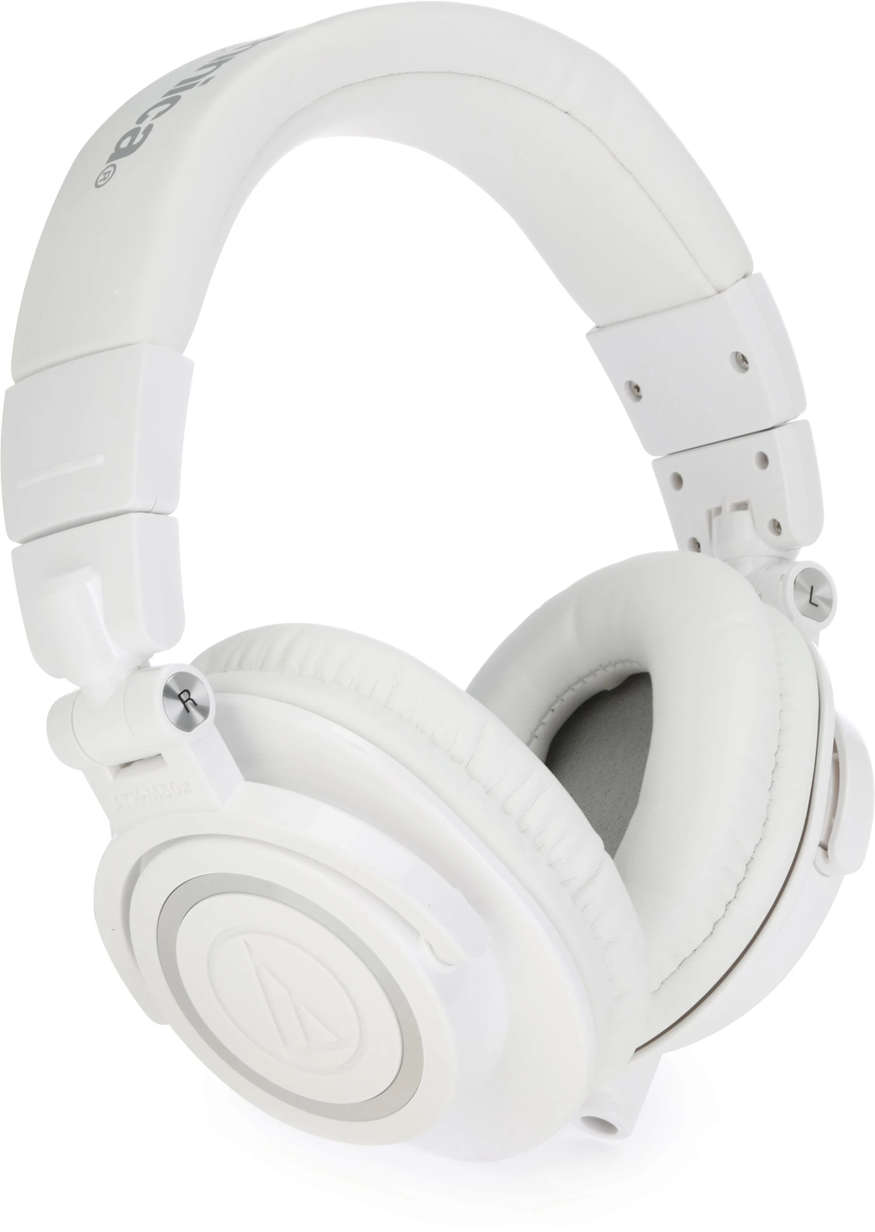 铁三角 ATH-M50xWH 白色录音室监听耳机