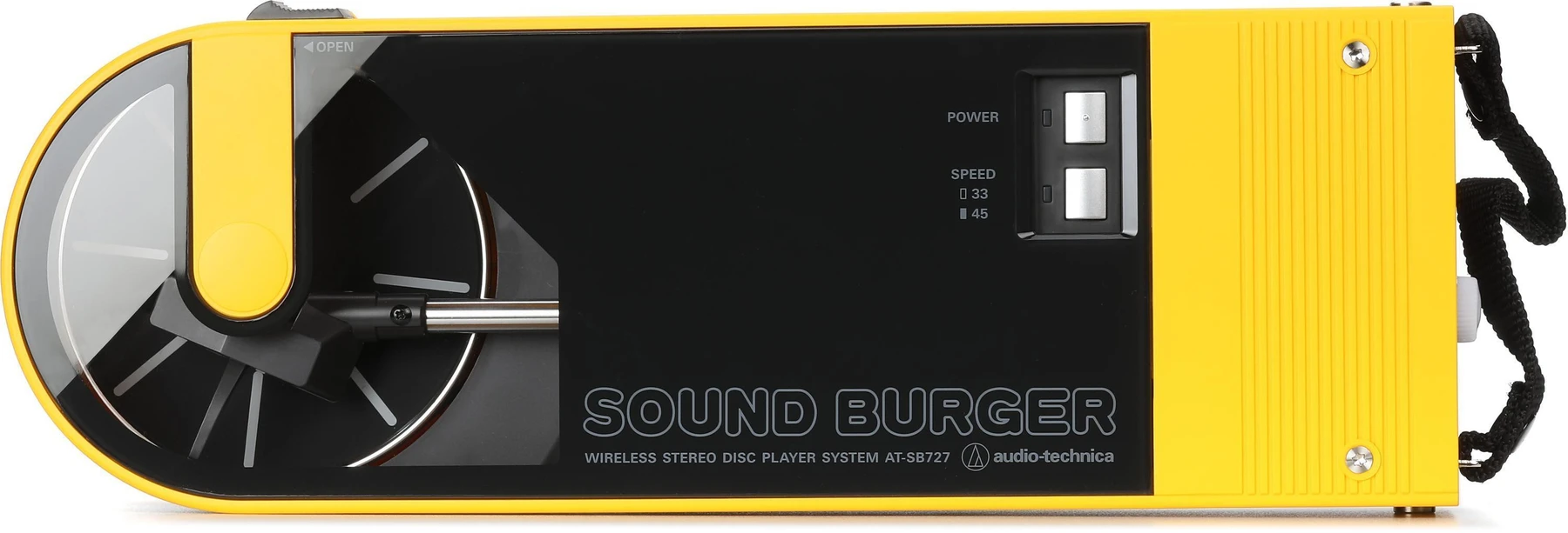 铁三角 Sound Burger 便携式蓝牙唱盘 - 黄色