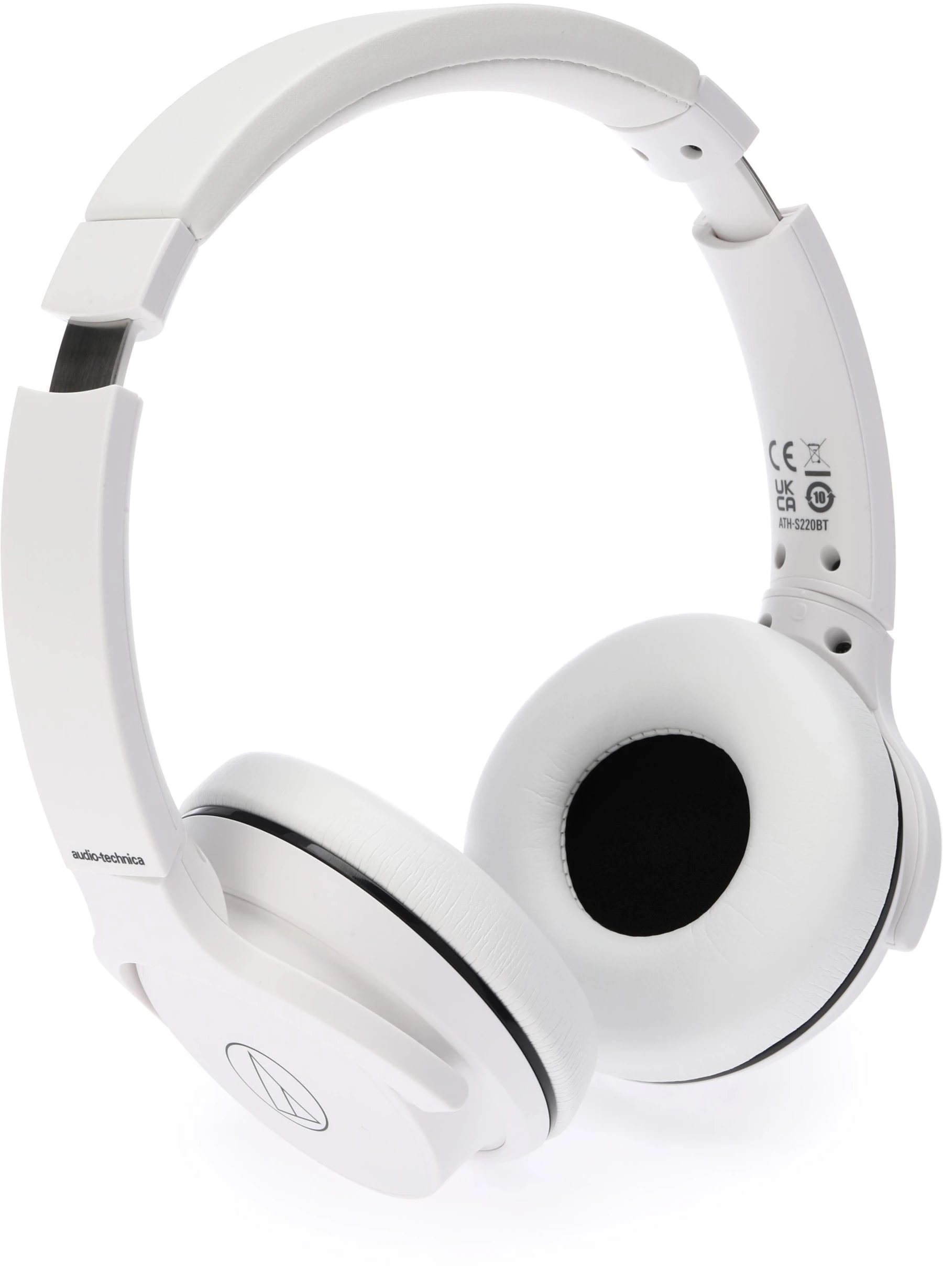铁三角 ATH-S220BTWH 无线贴耳耳机 - 白色