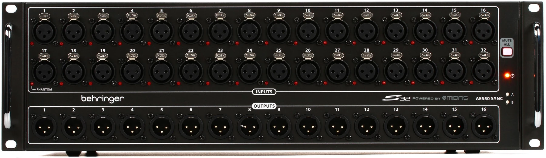 Behringer S32 32进16出数字舞台接口箱