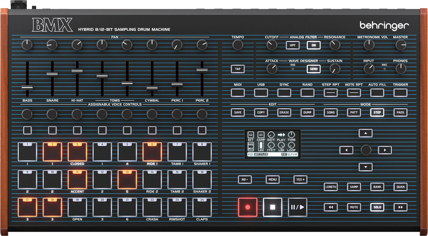 Behringer BMX 混合采样鼓机