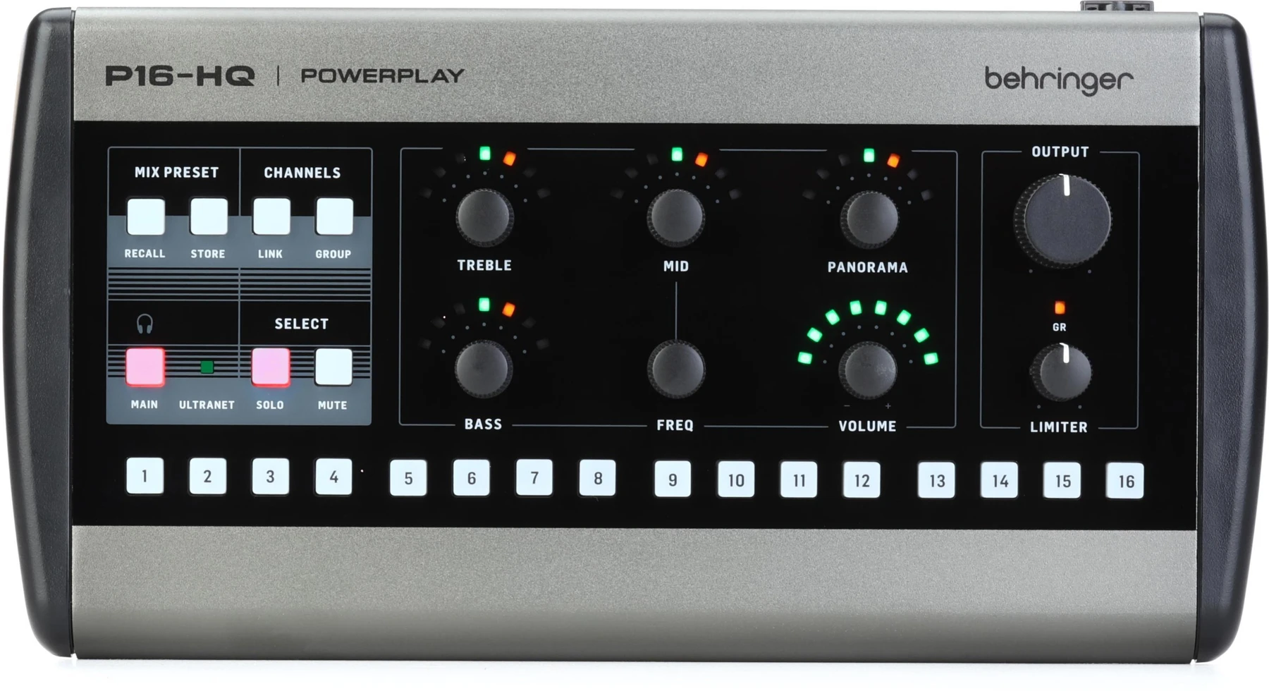 Behringer Powerplay P16-HQ 16通道数字个人调音台