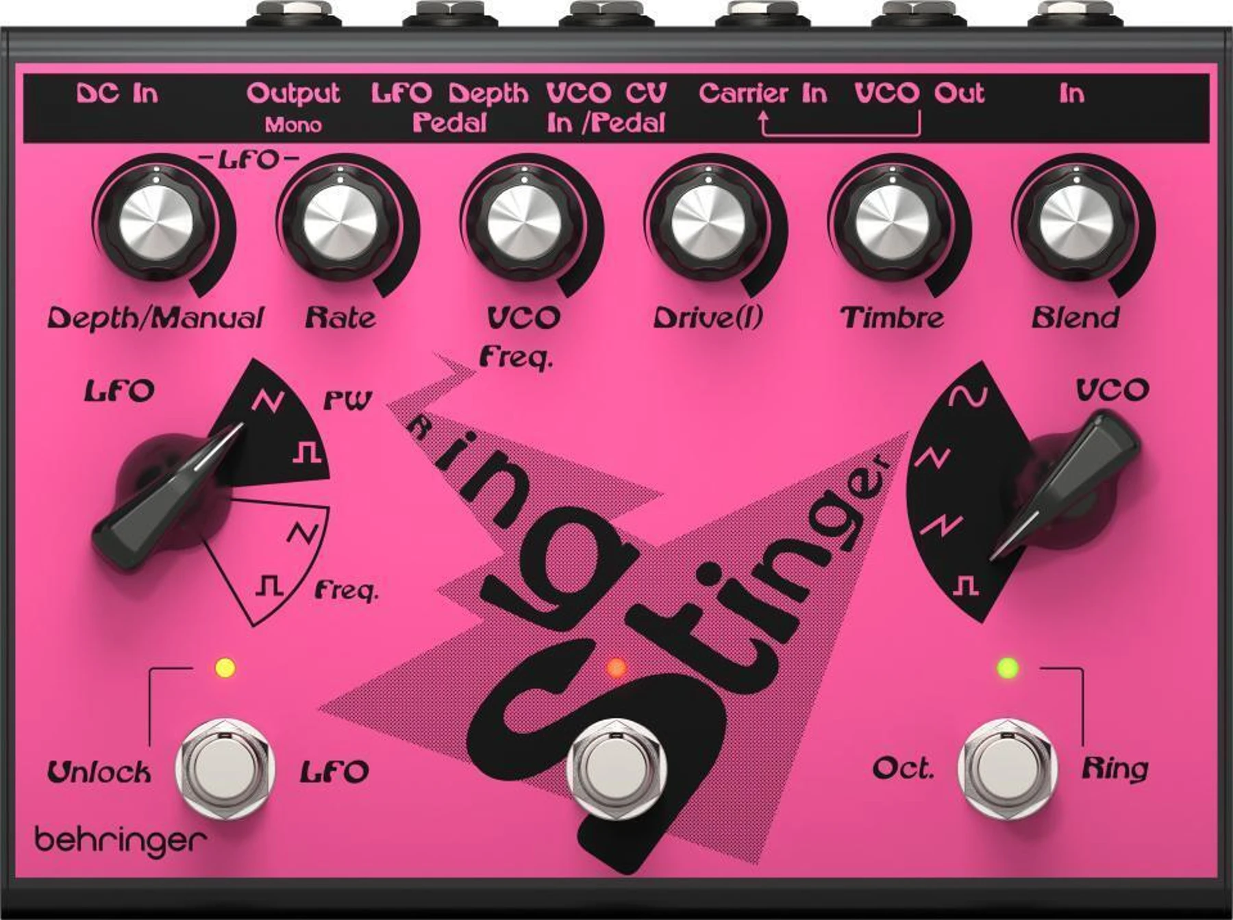 Behringer Ring Stinger 环形调制与法兹效果器踏板