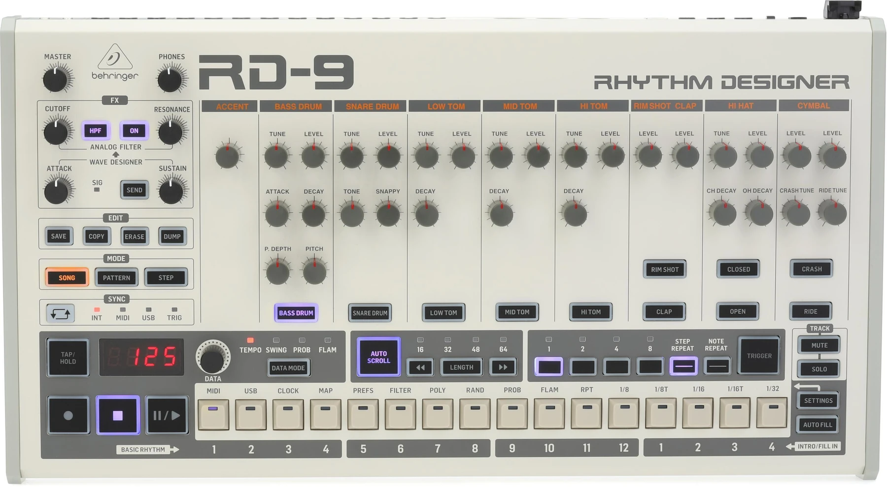 Behringer RD-9 模拟鼓机