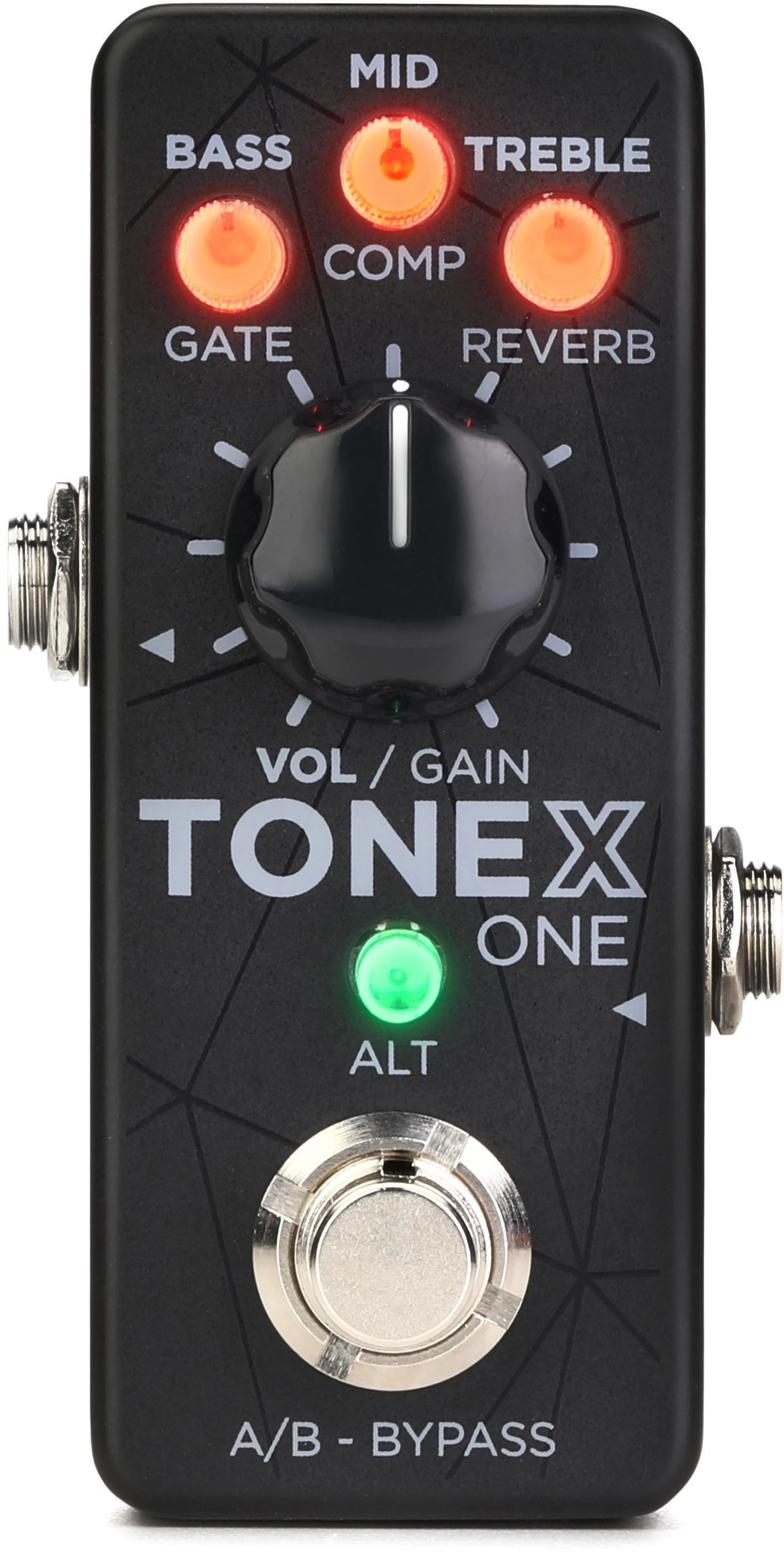 IK Multimedia TONEX ONE 放大器/箱体/效果建模踏板 - 黑色