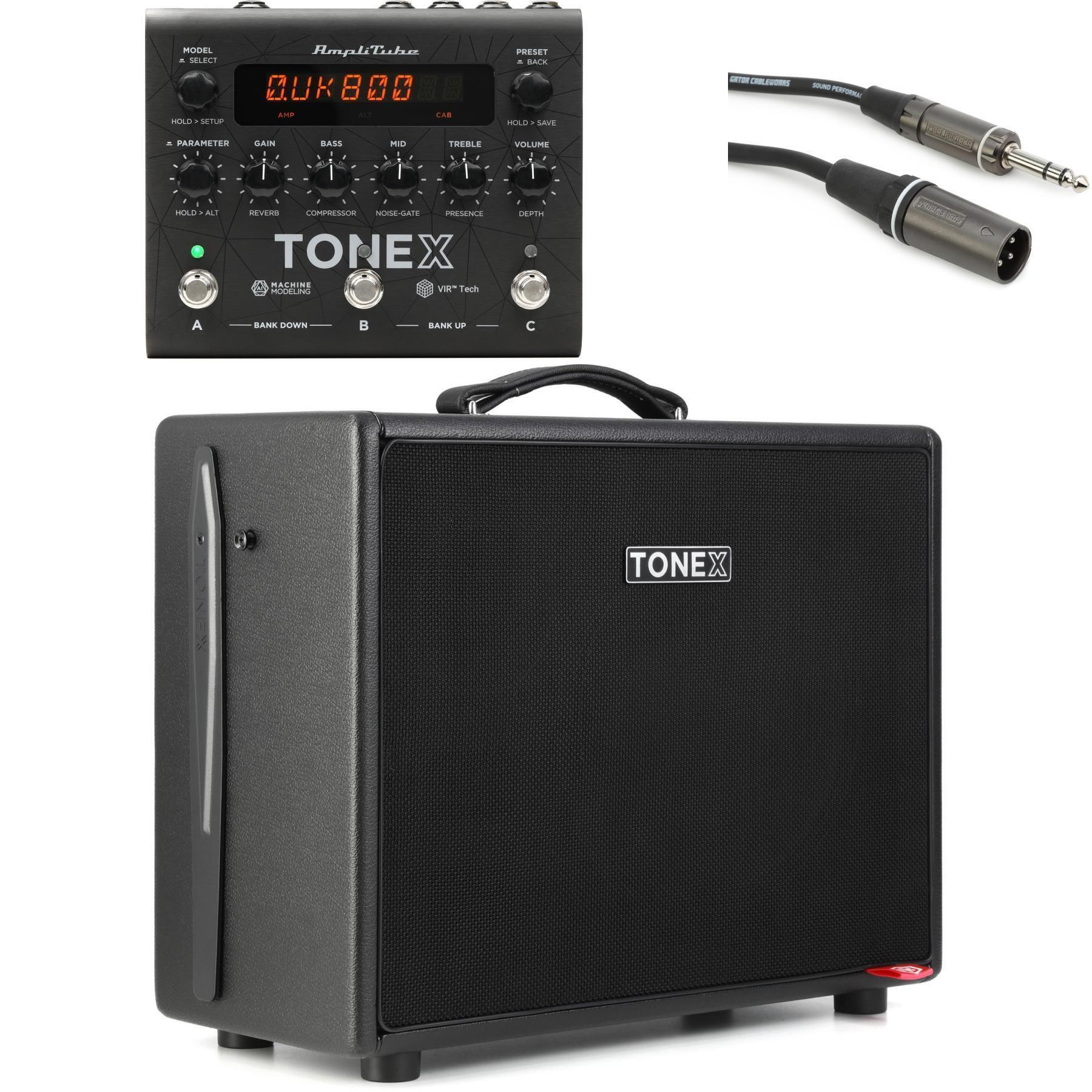 IK Multimedia TONEX Pedal 放大器/箱体/踏板建模器及 1 x 12 英寸有源吉他箱体