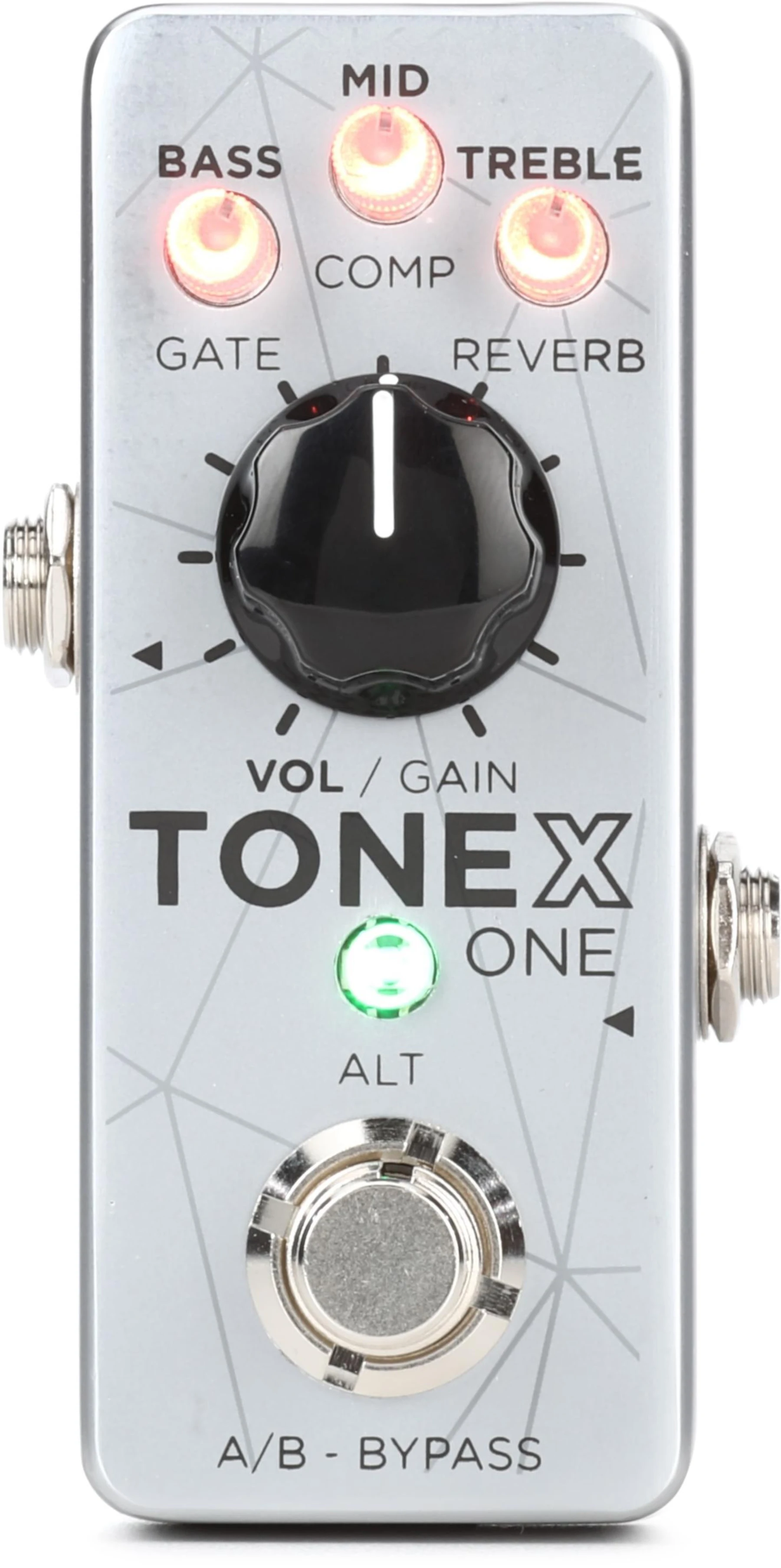 IK Multimedia TONEX ONE Pedal Bass Edition 放大器/箱体/效果建模踏板 - 银色