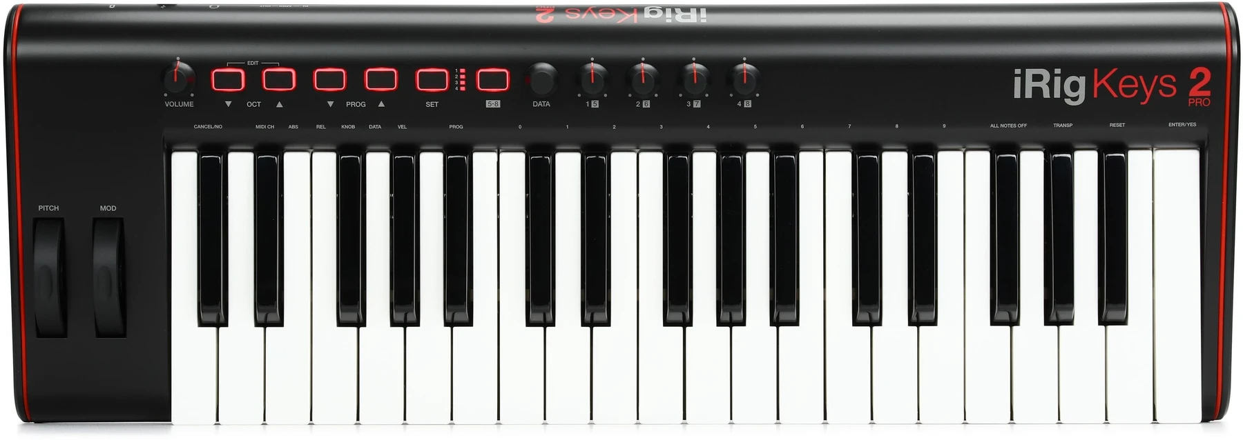 IK Multimedia iRig Keys 2 Pro 37 键控制器，适用于 iOS、Android 和 Mac/PC
