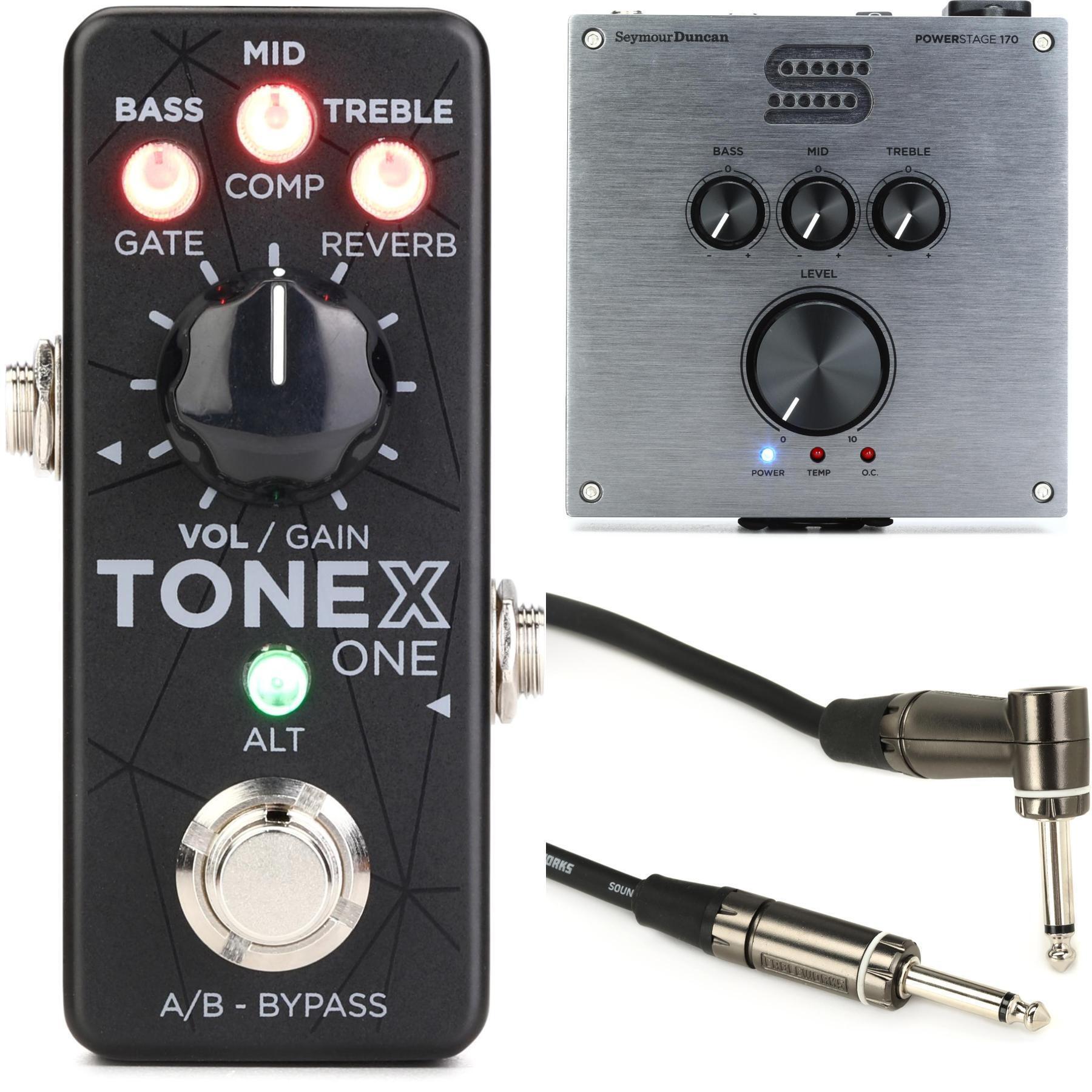 IK Multimedia TONEX ONE 放大器/音箱/效果器建模器与 Seymour Duncan PowerStage 170 套装