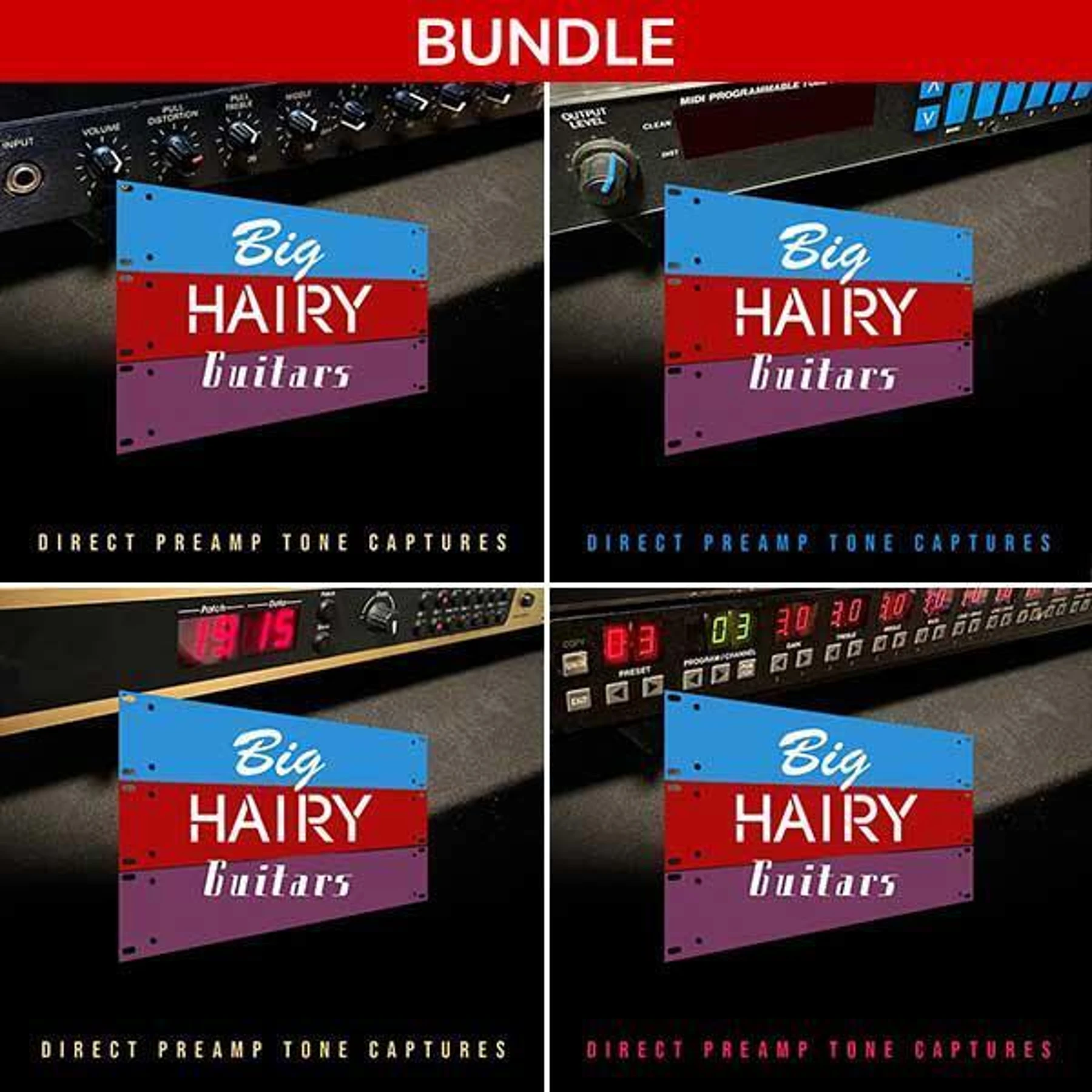 IK Multimedia TONEX Big Hairy Guitars 1U 前级放大器音色合集