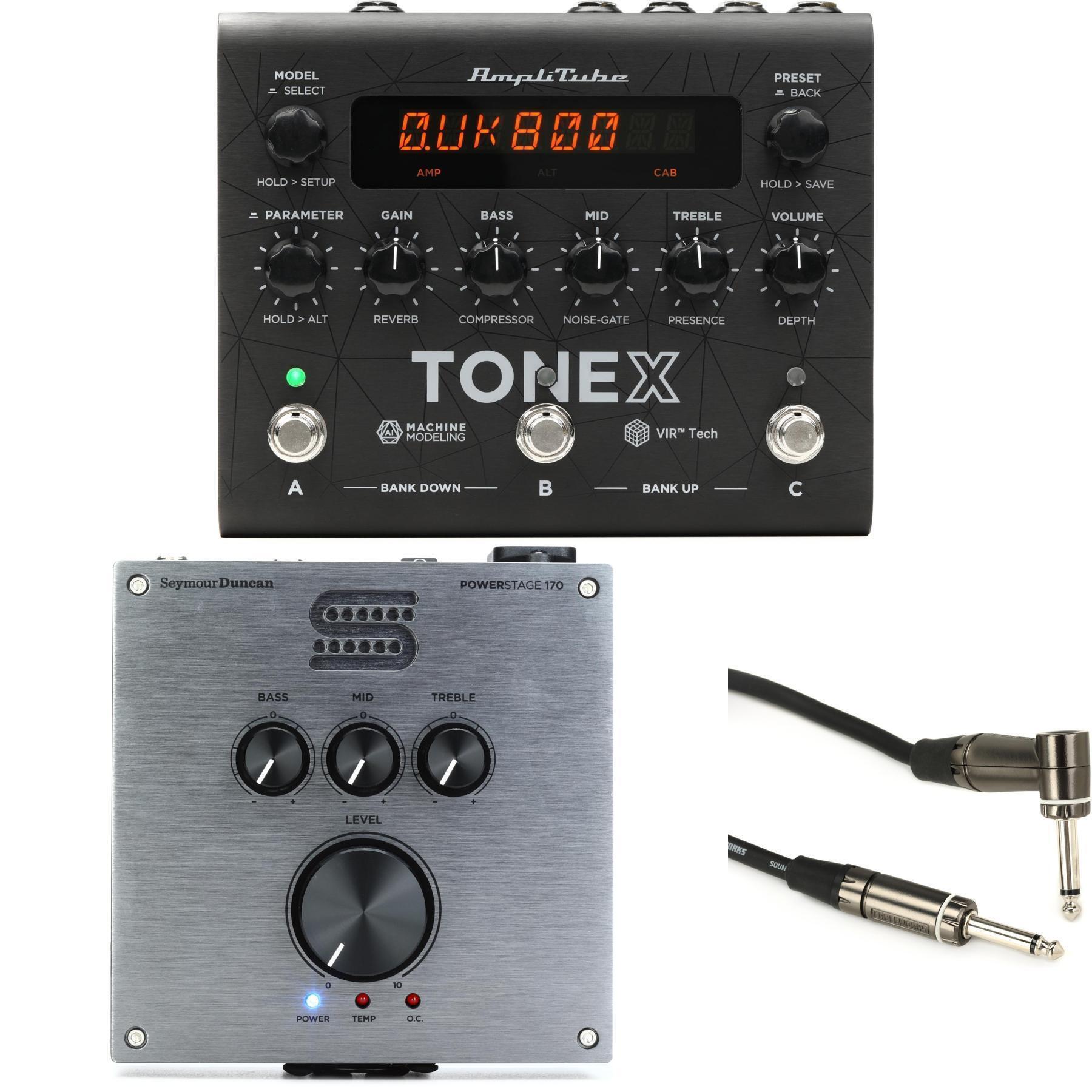 IK Multimedia TONEX 踏板放大器/音箱/效果器建模器与 Seymour Duncan PowerStage 170 套装