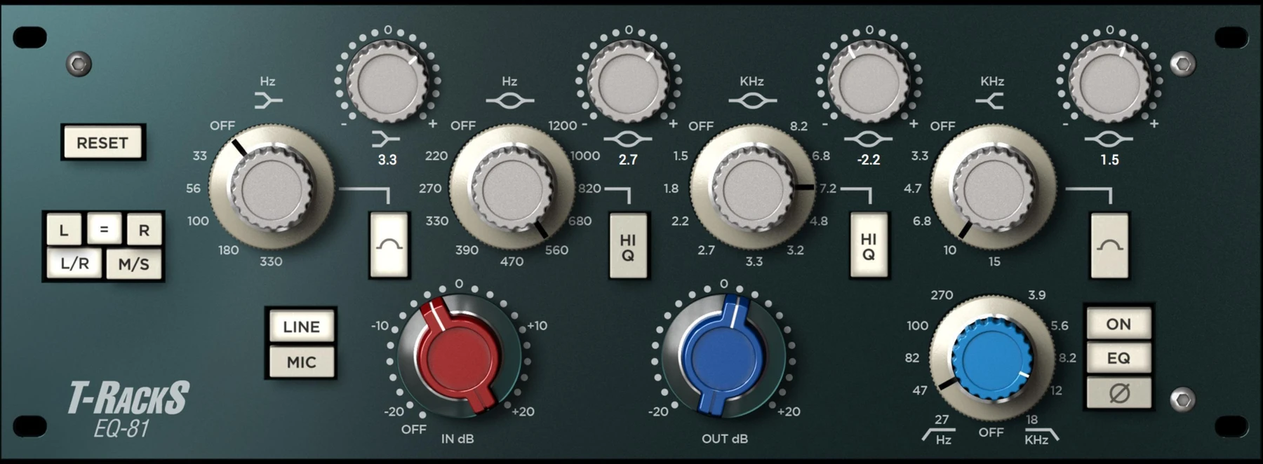 IK Multimedia T-RackS EQ 81 插件