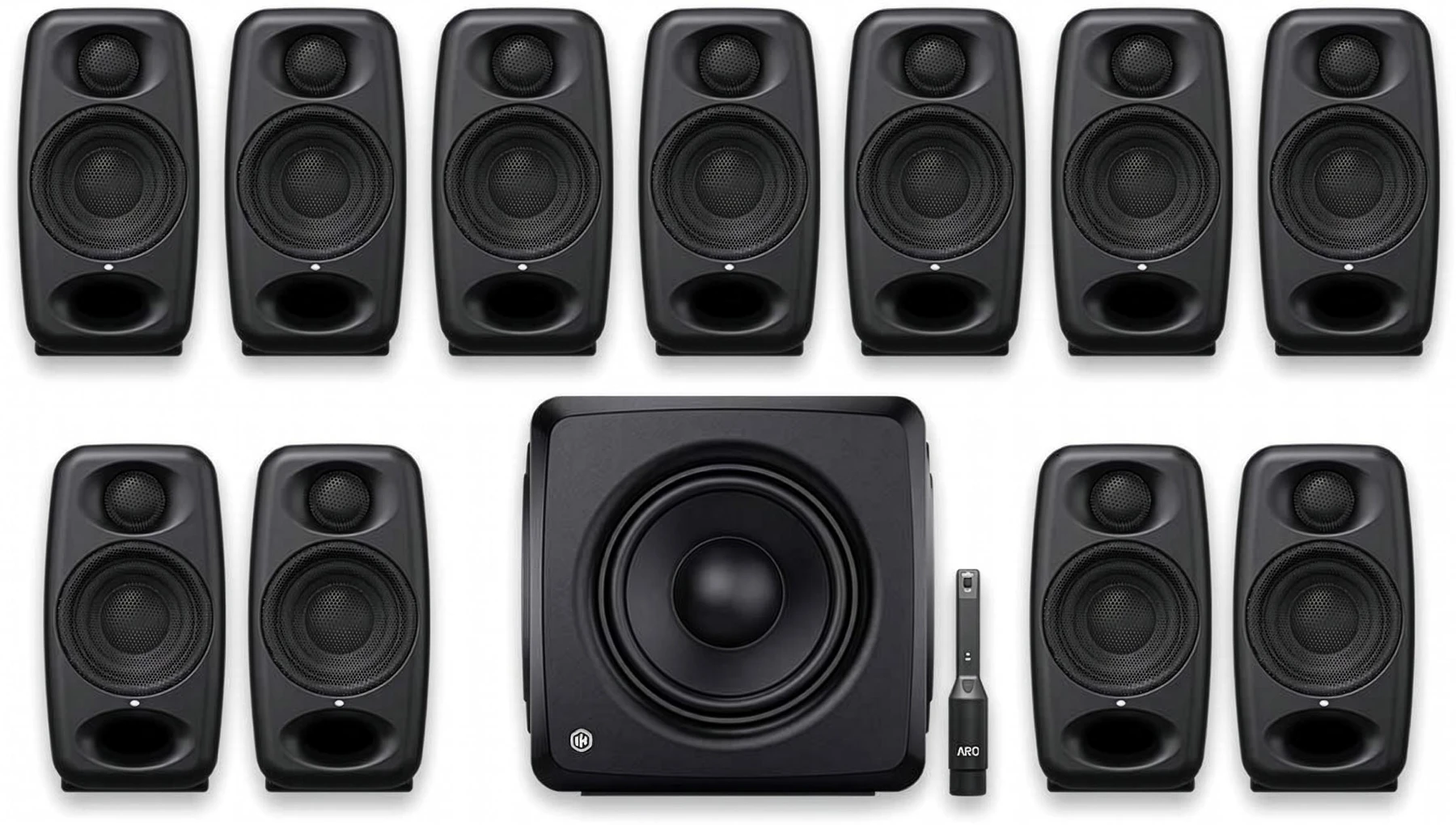 IK Multimedia 7.1.4 iLoud Micro Monitor Pro 套装 - 黑色