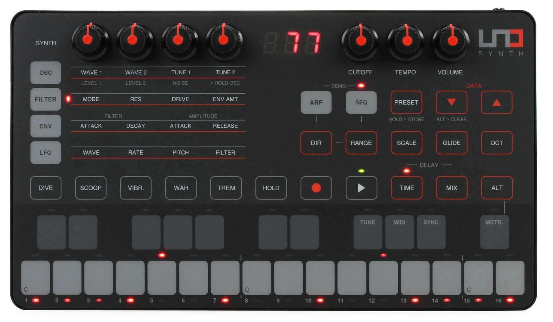 IK Multimedia UNO Synth 模拟合成器