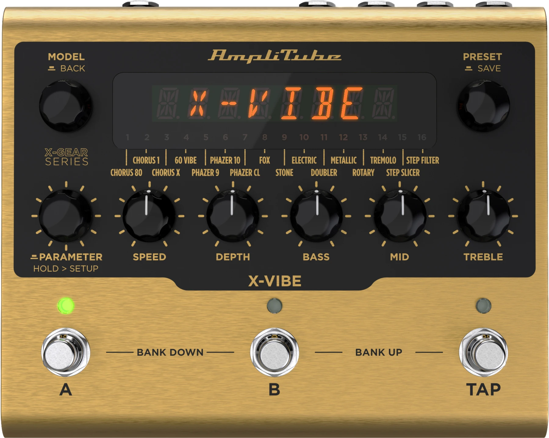 IK Multimedia AmpliTube X-Vibe 调制效果踏板