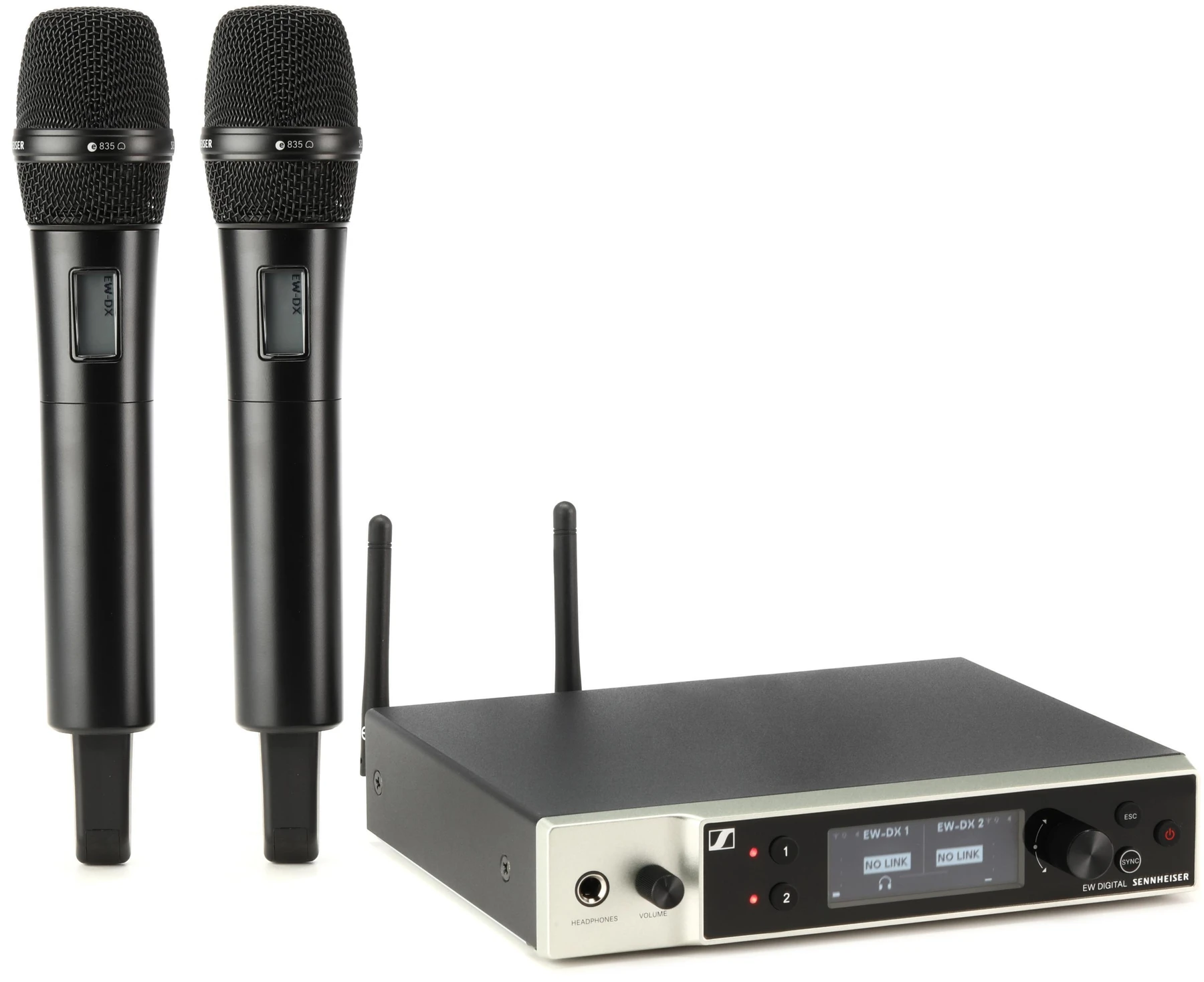 Sennheiser EW-DX 835-S Set 双手持麦克风系统 - Q1-9 频段