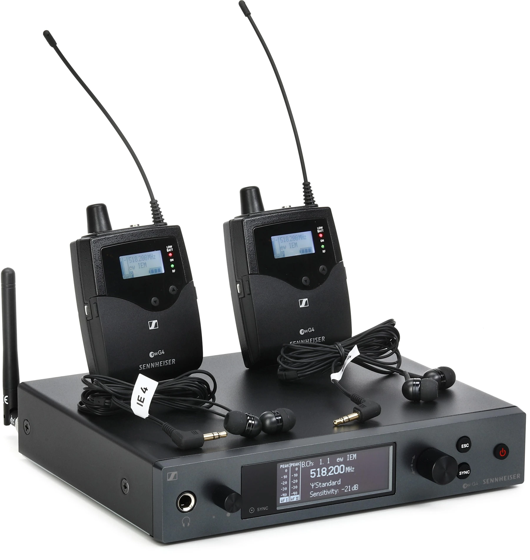 Sennheiser EW IEM G4-TWIN 无线入耳式监听系统 - A 频段