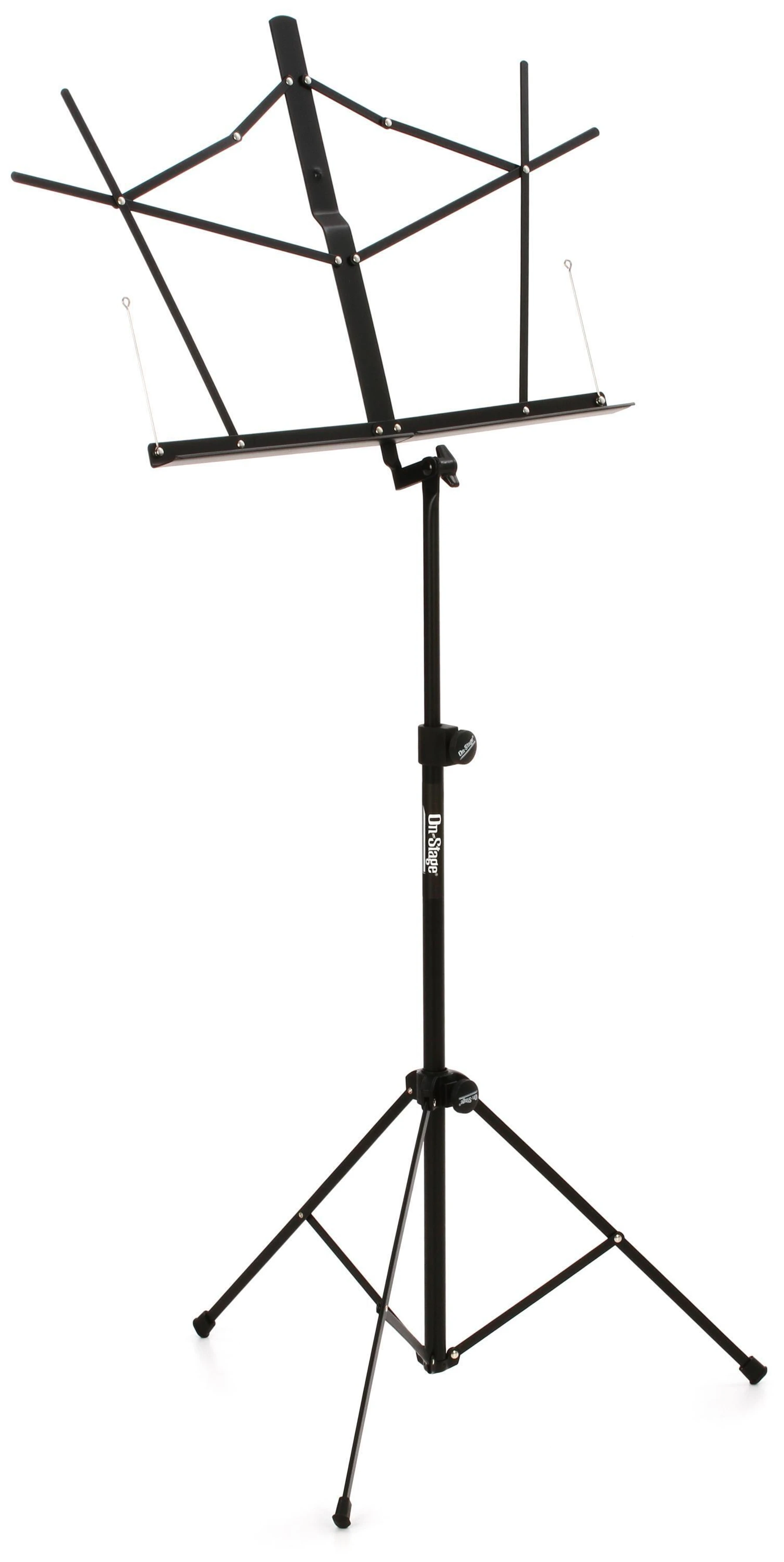 On-Stage SM7122BB 带收纳袋的紧凑型折叠乐谱架