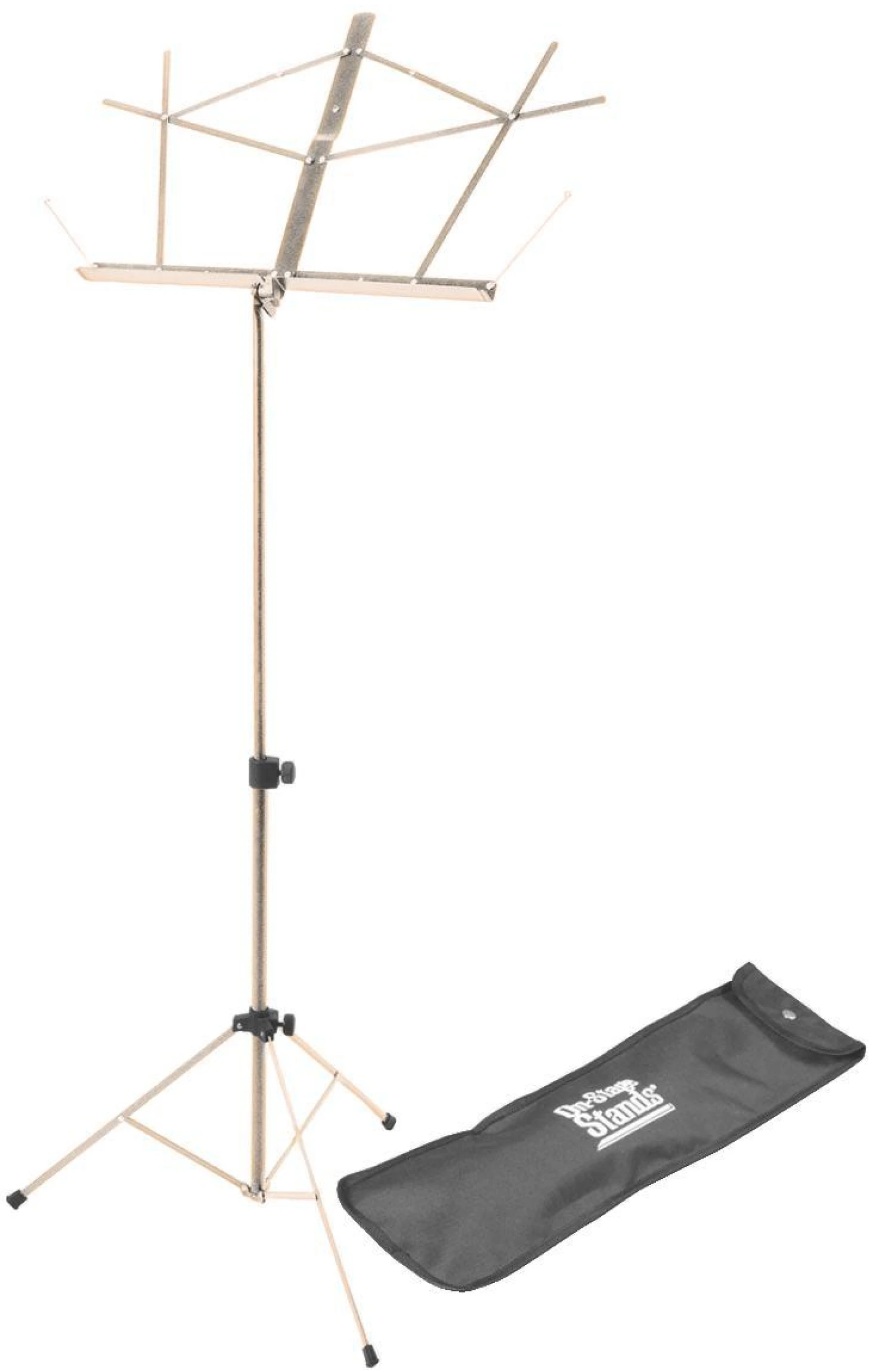 On-Stage SM7122NB 带袋便携式乐谱架 - 镍色