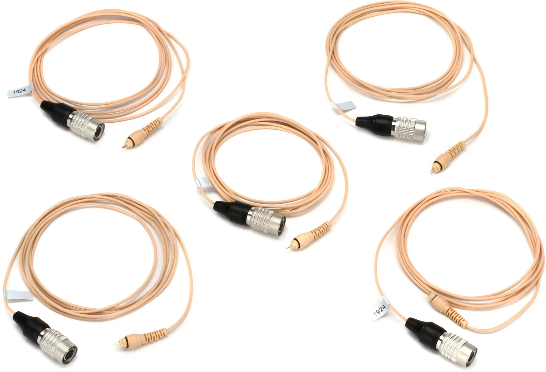 Acacia Audio LIZ 适用于铁三角无线系统（cW）的替换线缆 - 肤色（5 条装）