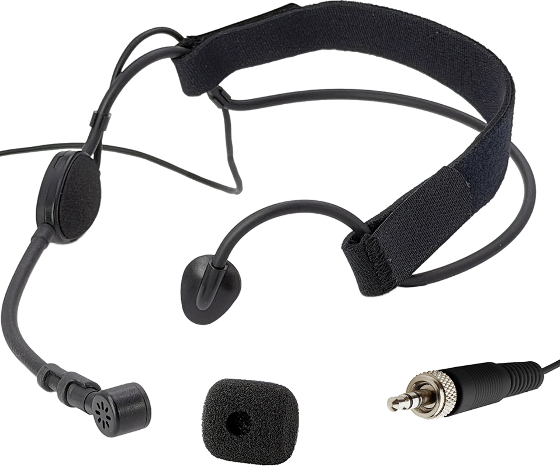 Acacia Audio LIZ Fitness 心形指向性头戴式麦克风 - 3.5mm，黑色