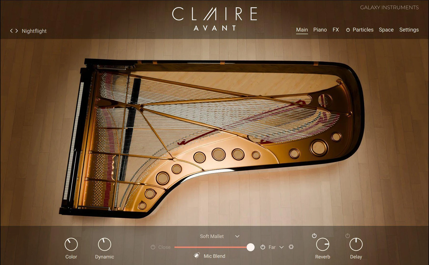 Native Instruments Claire：Avant 三角钢琴虚拟乐器