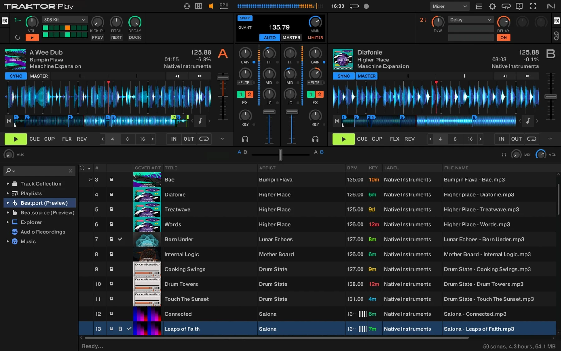 Native Instruments Traktor Play 4 DJ 软件