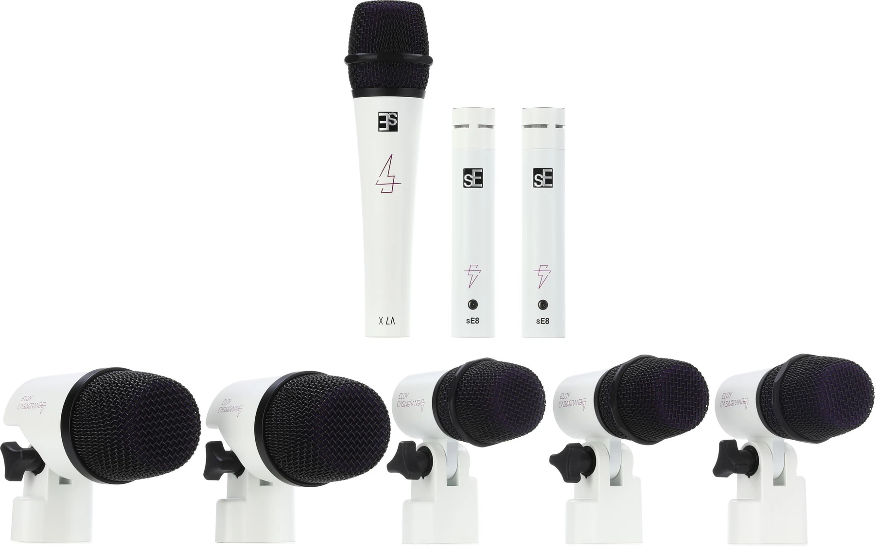 sE Electronics Eloy Casagrande 签名款 V Pack 鼓组麦克风套装