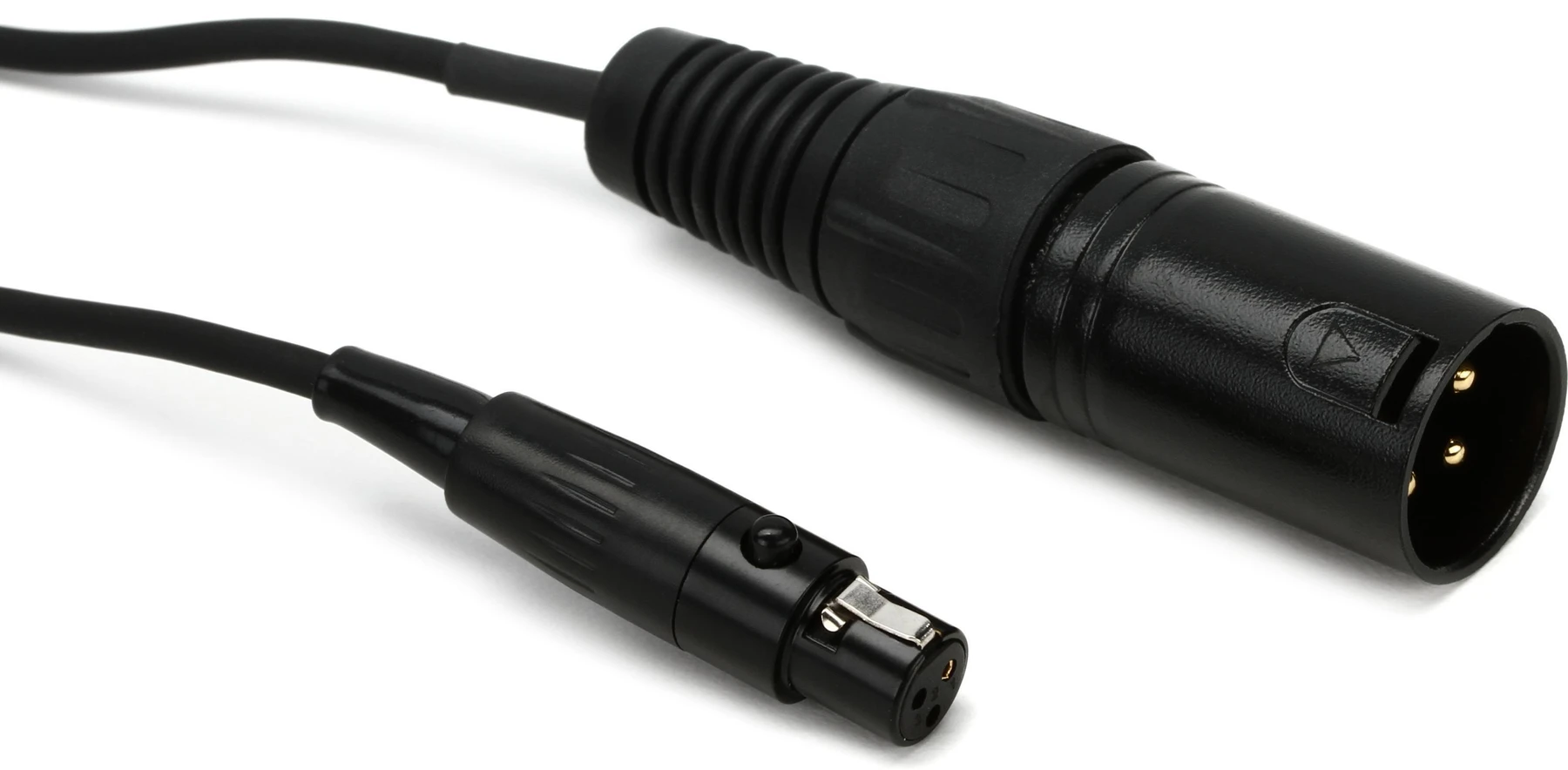 Audix CBLM25 Mini XLR 母头转 XLR 公头线缆 - 25 英尺，黑色