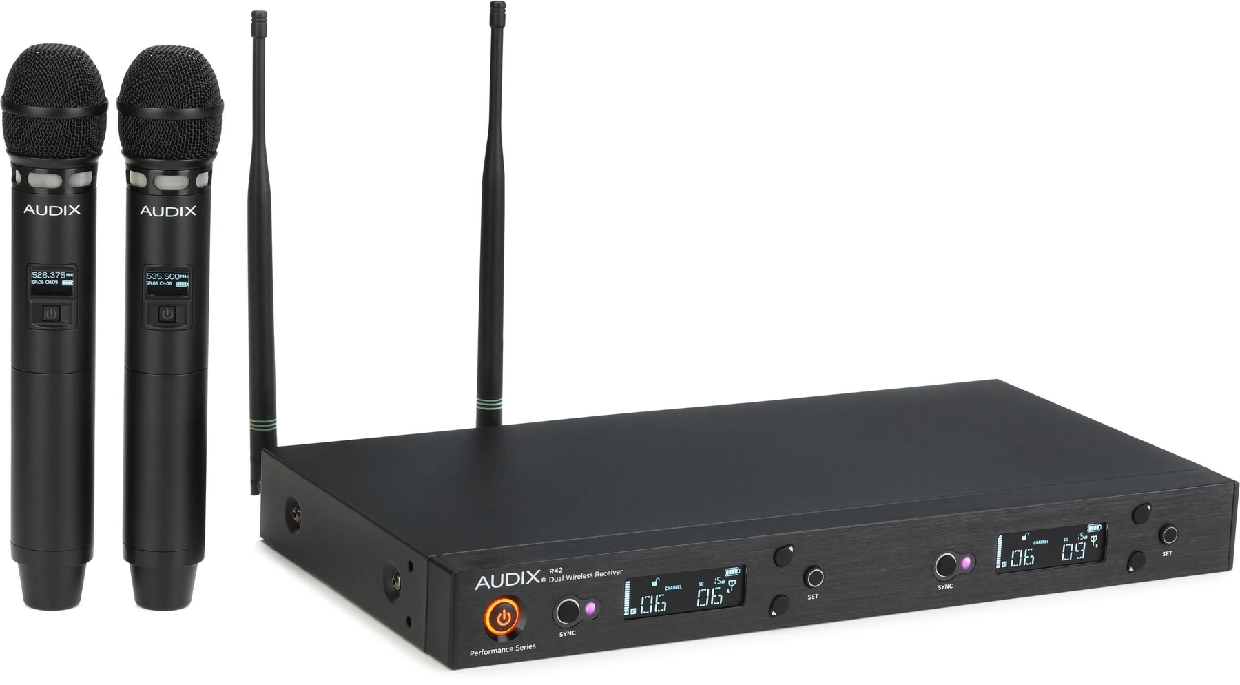 Audix AP42 VX5 双 VX5 手持无线系统 - A 频段