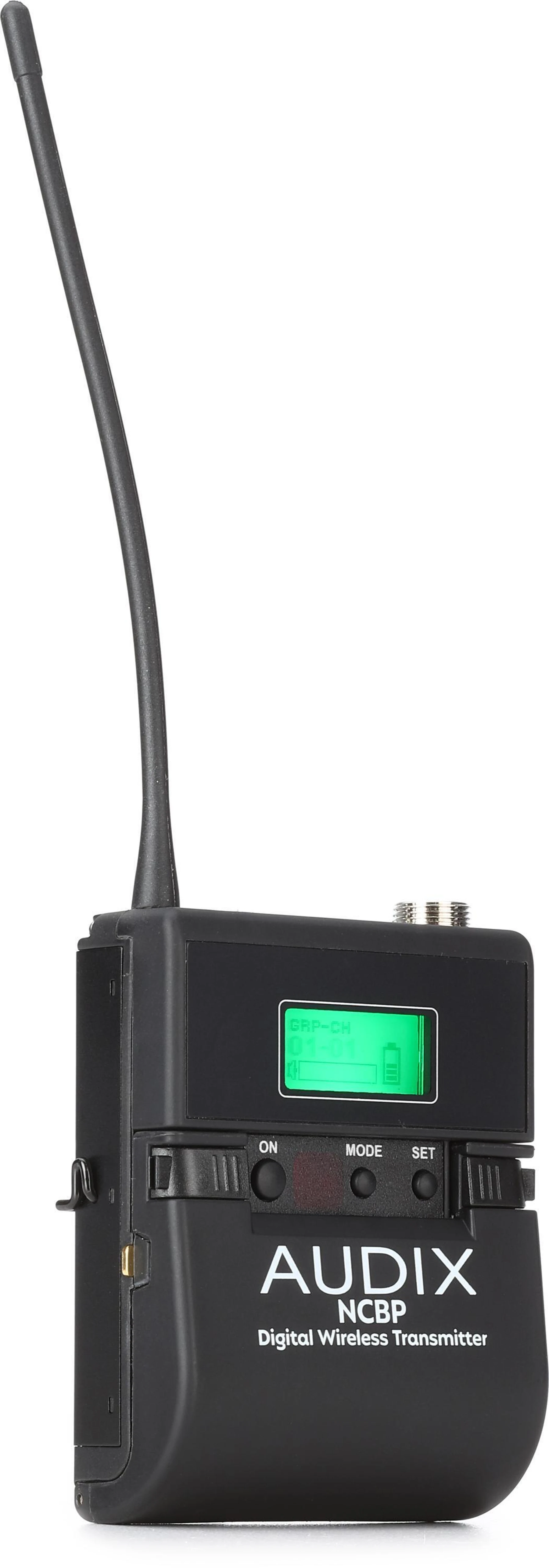Audix Novacore NCBPADX10 配备领夹麦克风的无线腰包发射器